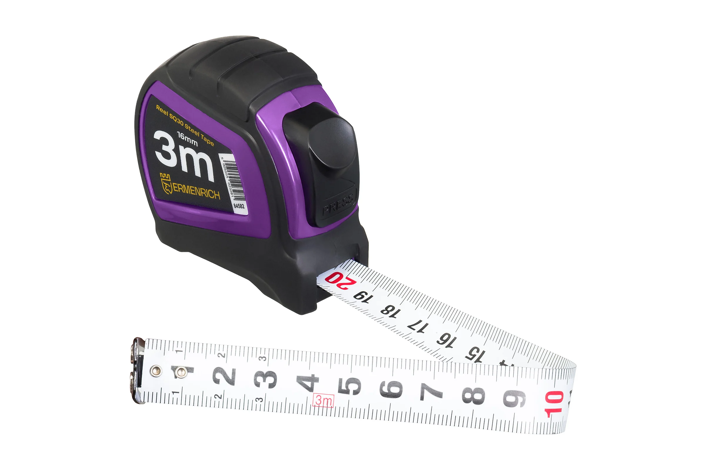 Рулетка Ermenrich (Эрменрих) Reel SQ30, фиолетовый 84582