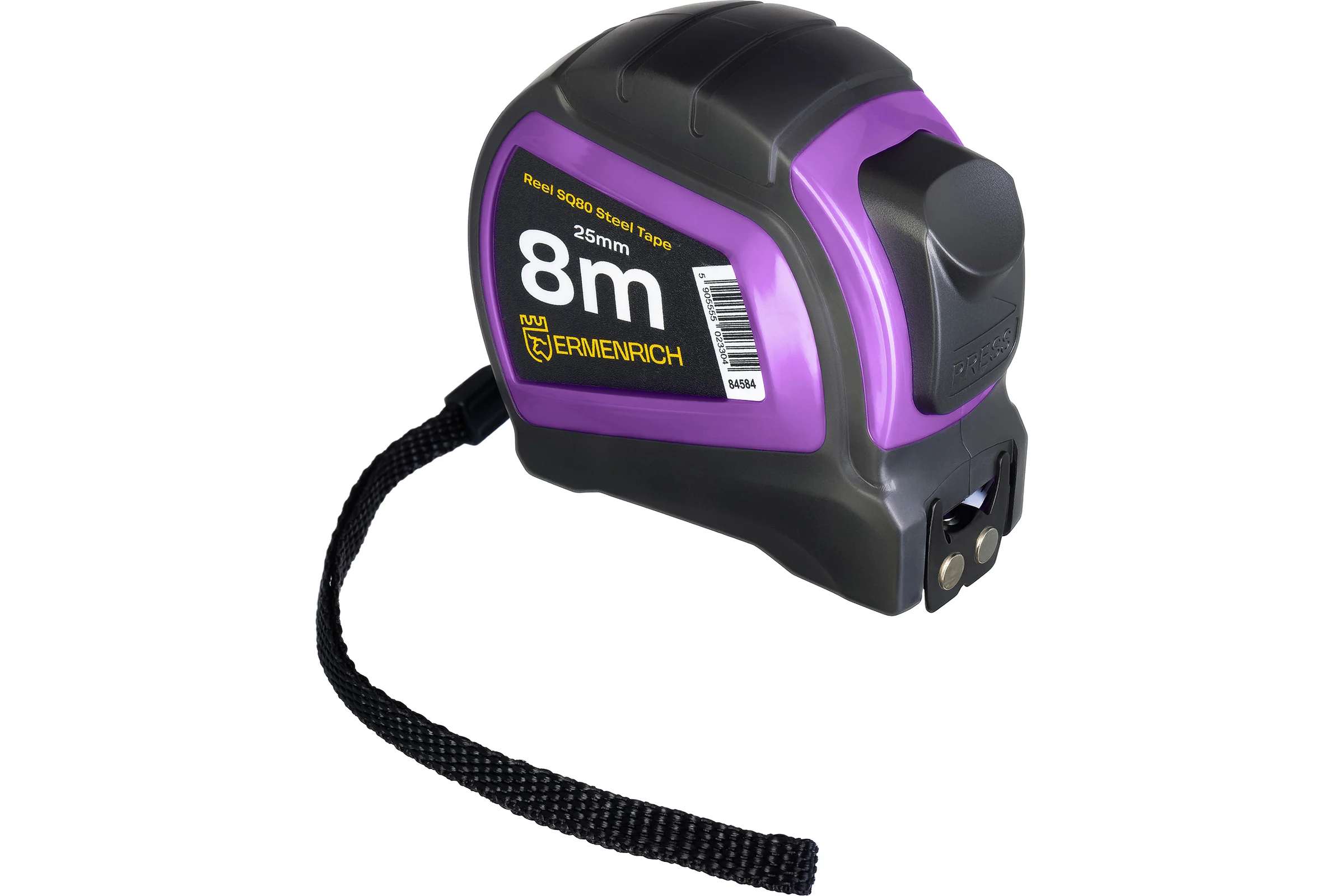 Рулетка Ermenrich (Эрменрих) Reel SQ80, фиолетовый 84584