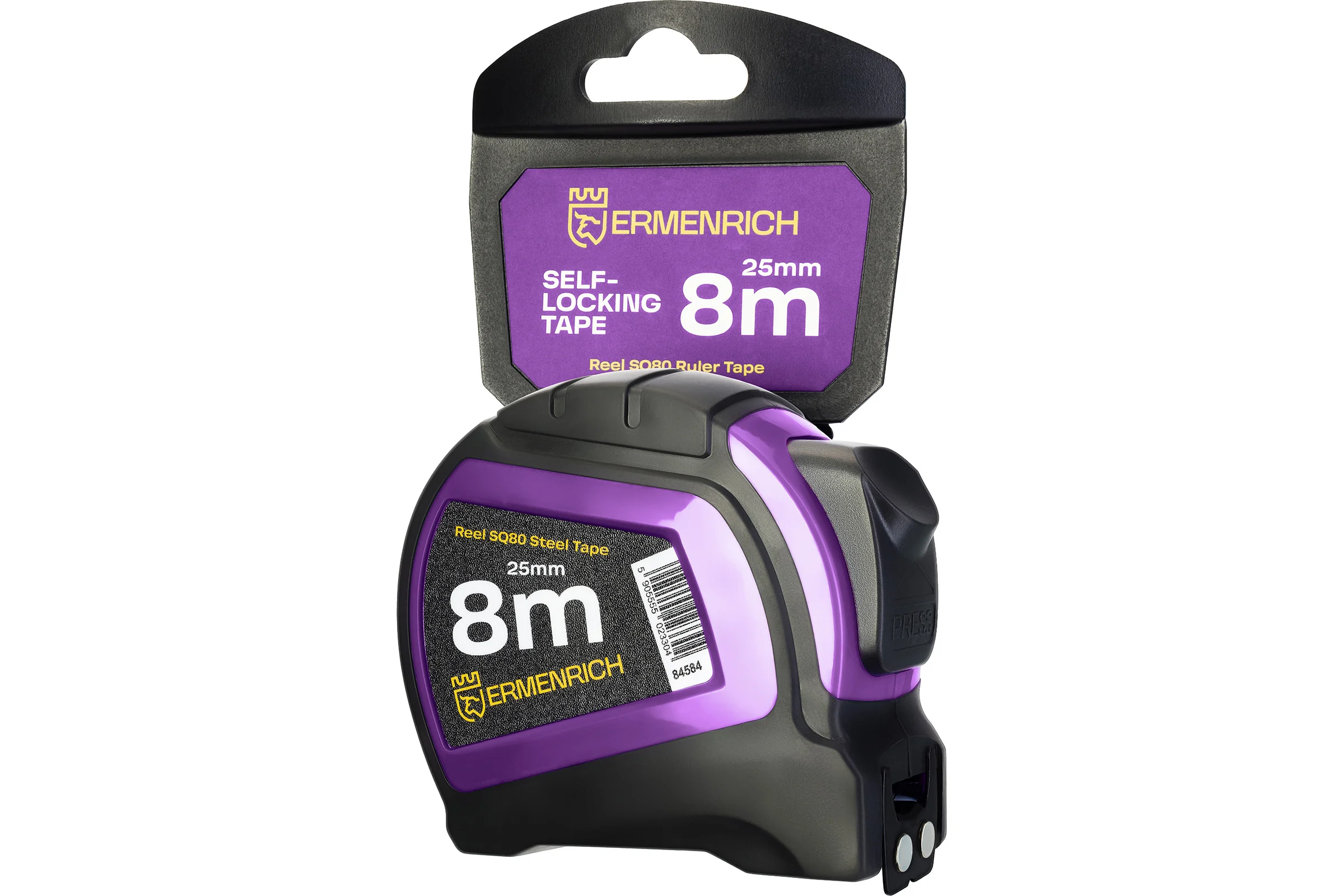 Рулетка Ermenrich (Эрменрих) Reel SQ80, фиолетовый 84584