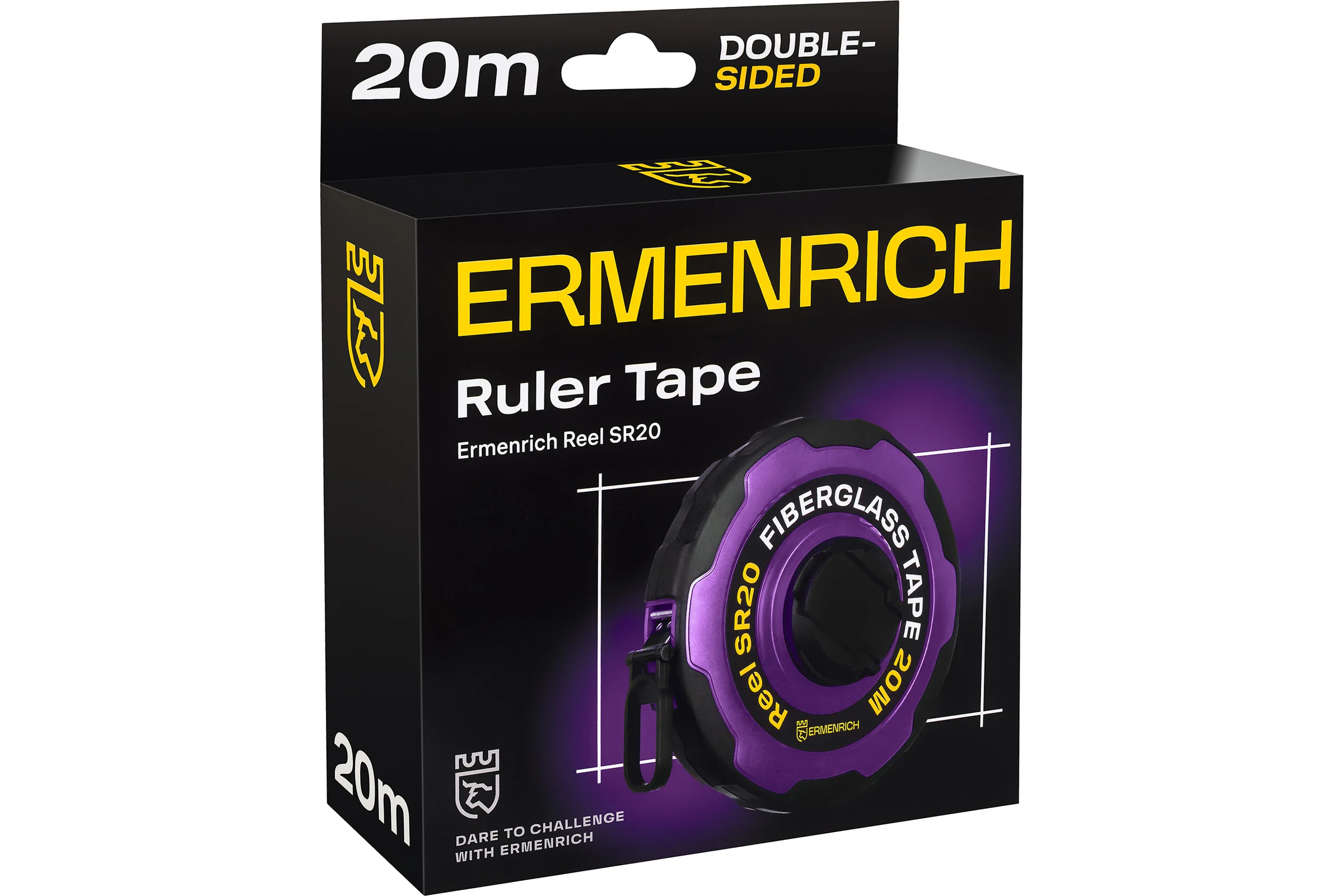 Рулетка Ermenrich (Эрменрих) Reel SR20, фиолетовый 84587