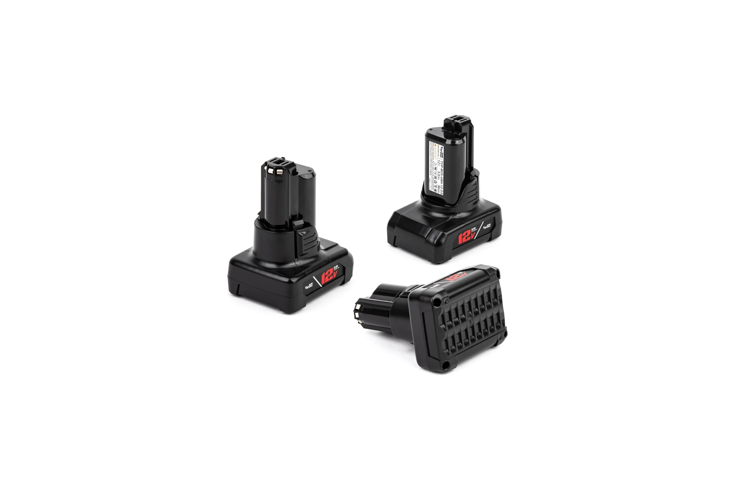 Аккумулятор для Bosch TopOn GDR 12V 3.0Ah (Li-ion) PN: 2607336014 TOP-BOS-GBA-12-3.0