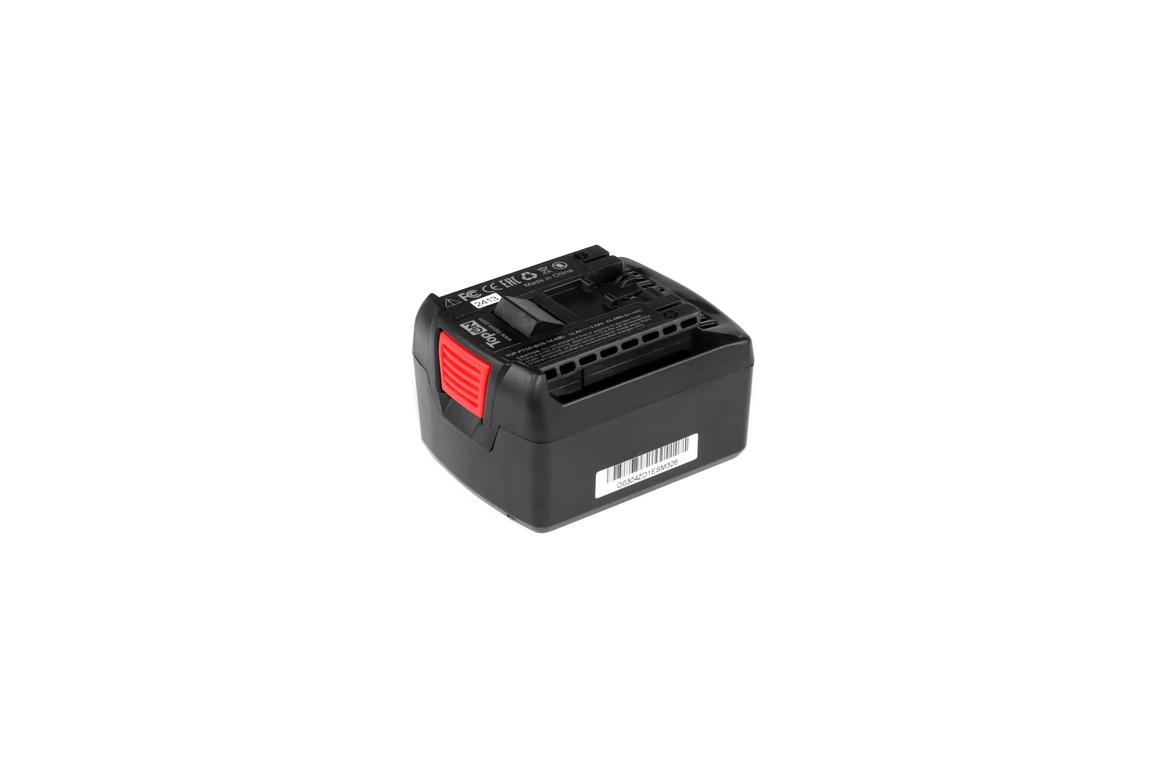 Аккумулятор для Bosch TopOn 14.4V 4.0Ah (Li-ion) PN: 2607336078 TOP-PTGD-BOS-14.4-4.0(B)