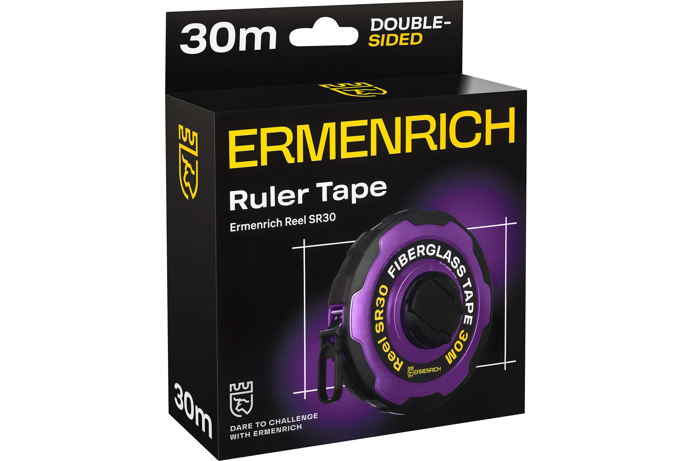 Рулетка Ermenrich (Эрменрих) Reel SR30, фиолетовый 84588