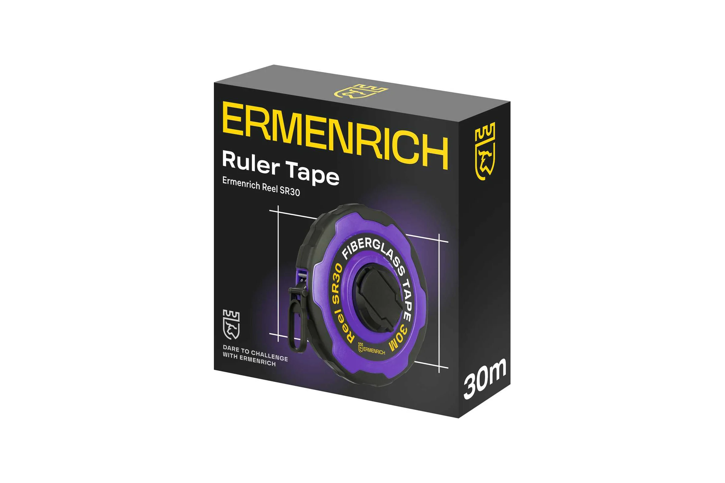Рулетка Ermenrich (Эрменрих) Reel SR30, фиолетовый 84588