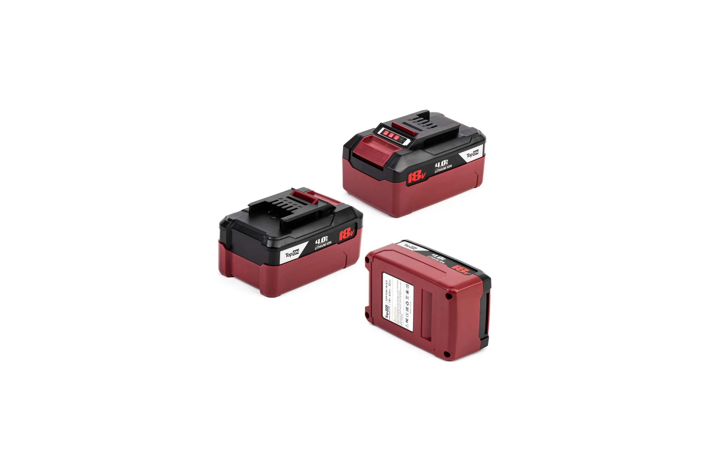 Аккумулятор для Einhell TopOn 18V 4.0Ah (Li-ion) PN: PXC TOP-EIN-18-4.0
