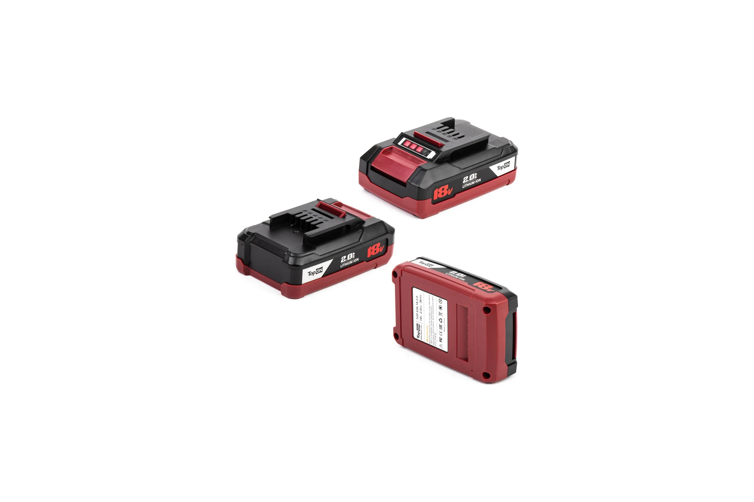 Аккумулятор TopON для Einhell 18V 2.0Ah (Li-ion) PN: PXC TOP-EIN-18-2.0