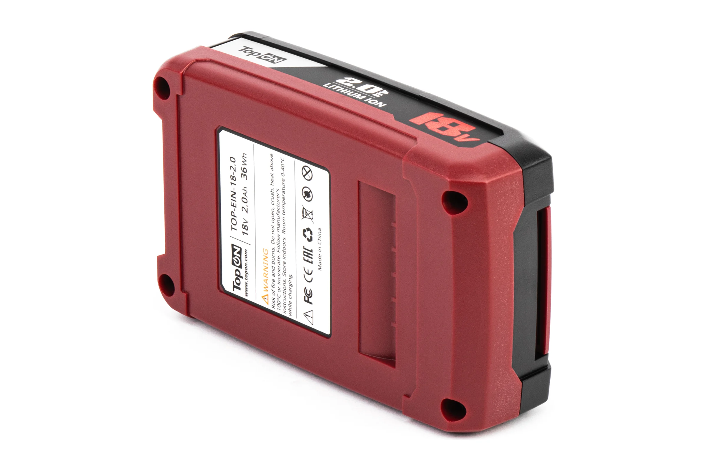 Аккумулятор TopON для Einhell 18V 2.0Ah (Li-ion) PN: PXC TOP-EIN-18-2.0