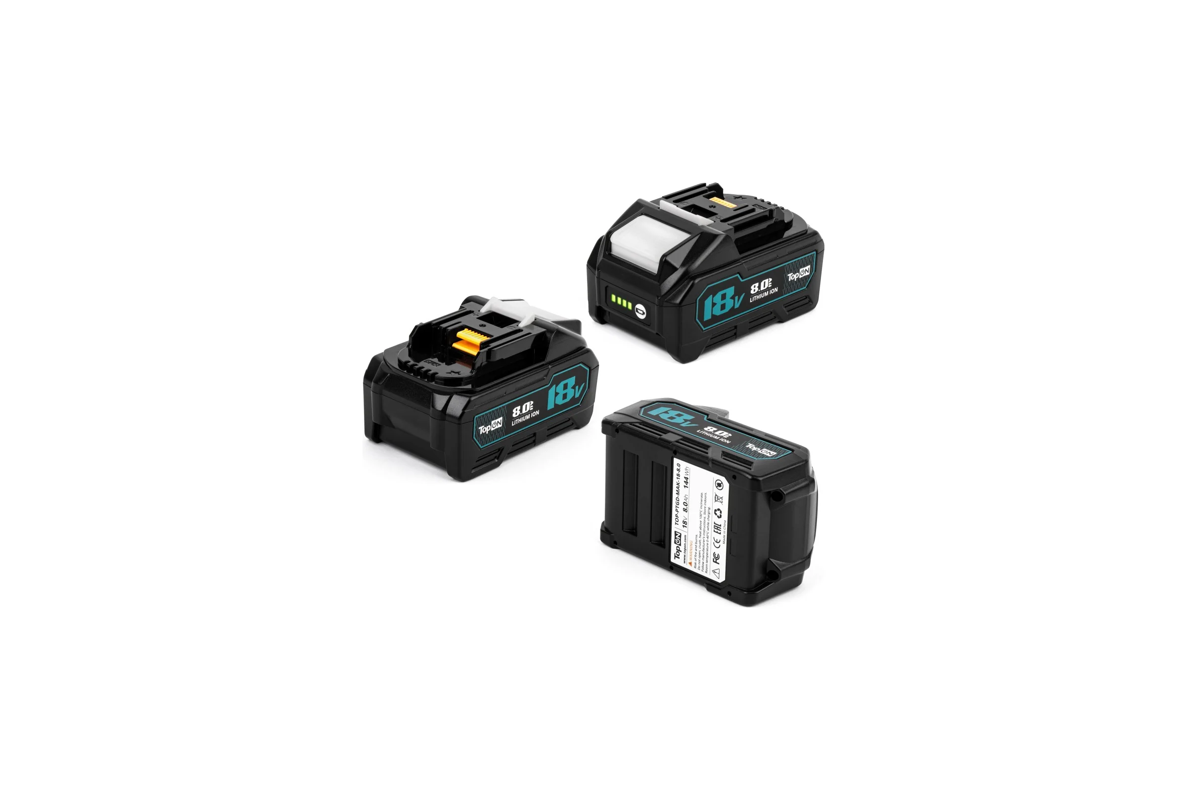 Аккумулятор TopOn BL1860B 18V 8.0Ah (Li-ion) PN: 197422-4 TOP-PTGD-MAK-18-8.0