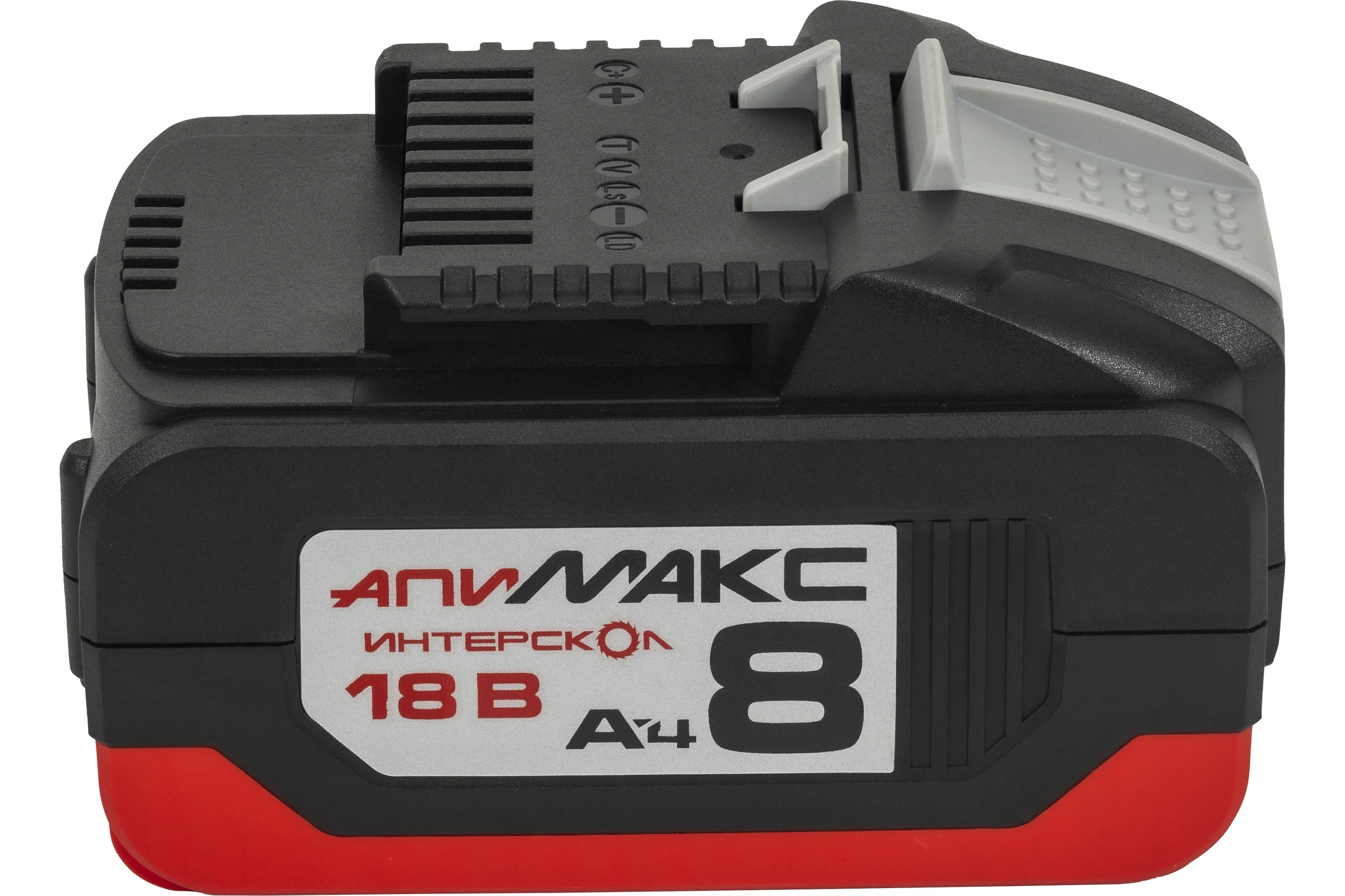 Аккумуляторный блок Интерскол АПИ МАКС-8,0/18И 8,0 Ач, 18В, Li-ion с индикацией 2400.108