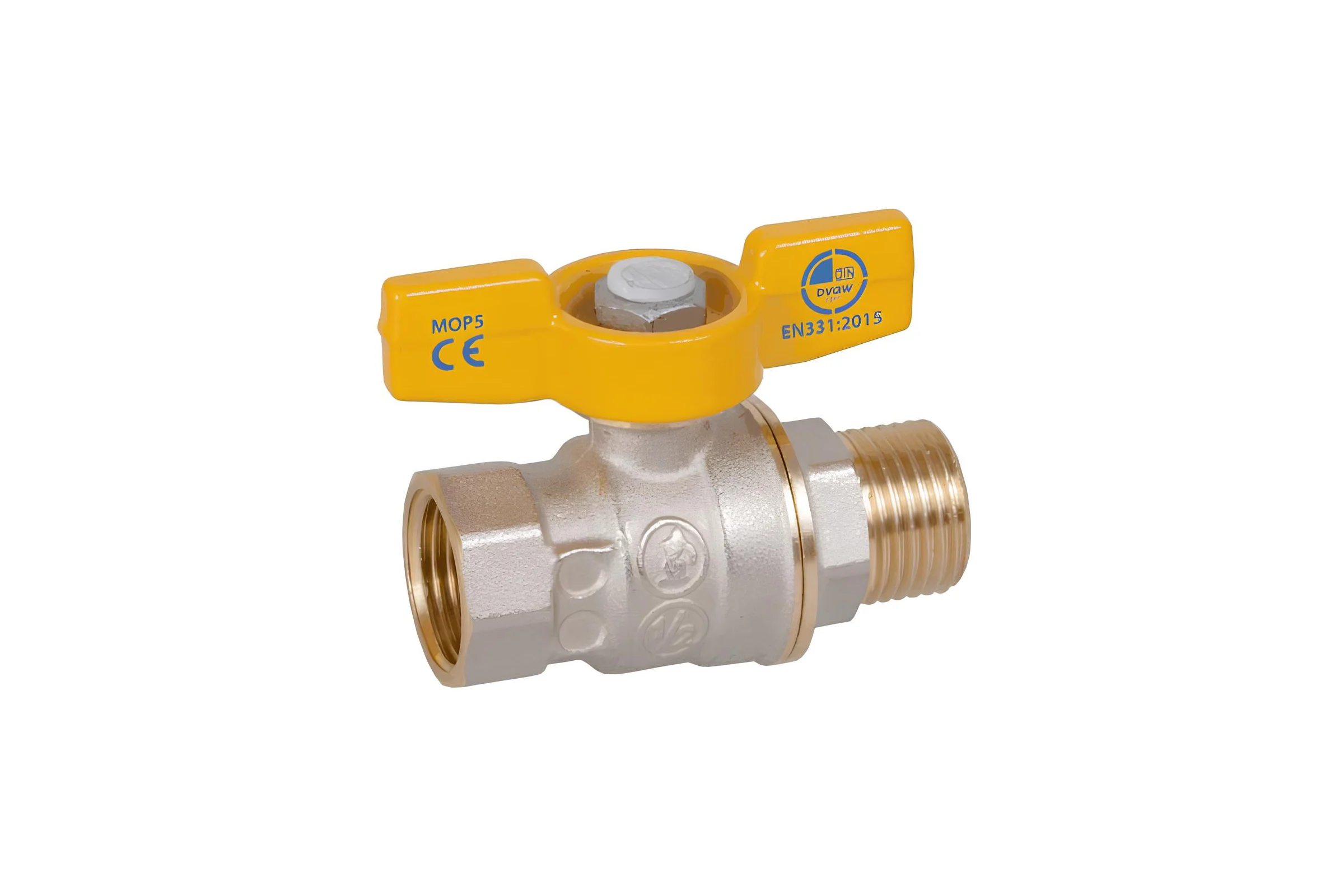 Шаровой кран Giacomini с вн./нар. резьбой 3/4 для газа R734GAX004
