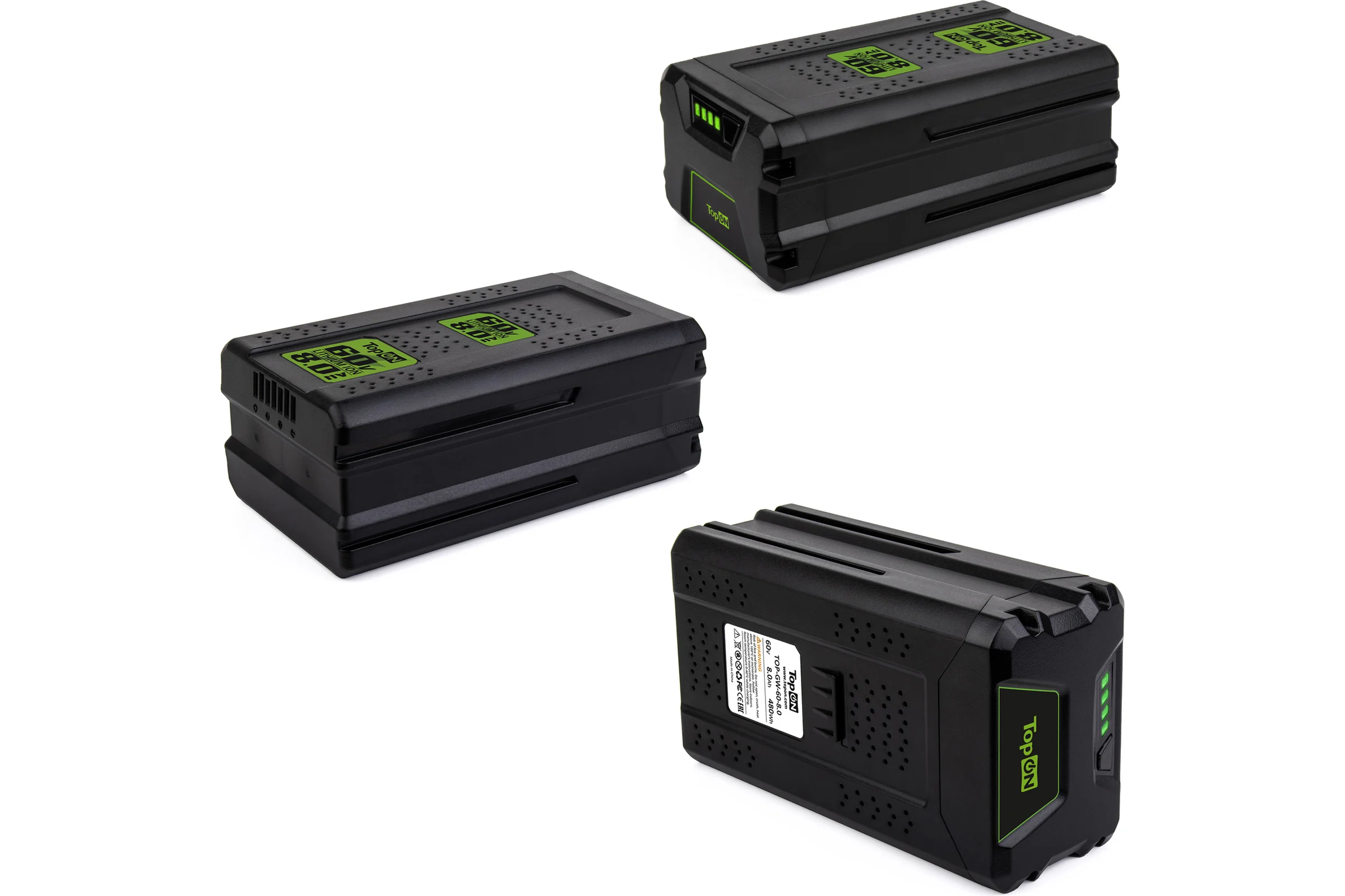 Аккумулятор для Greenworks 60V TopOn 6Ah (Li-ion) PN: G60B6 TOP-GW-60-6.0