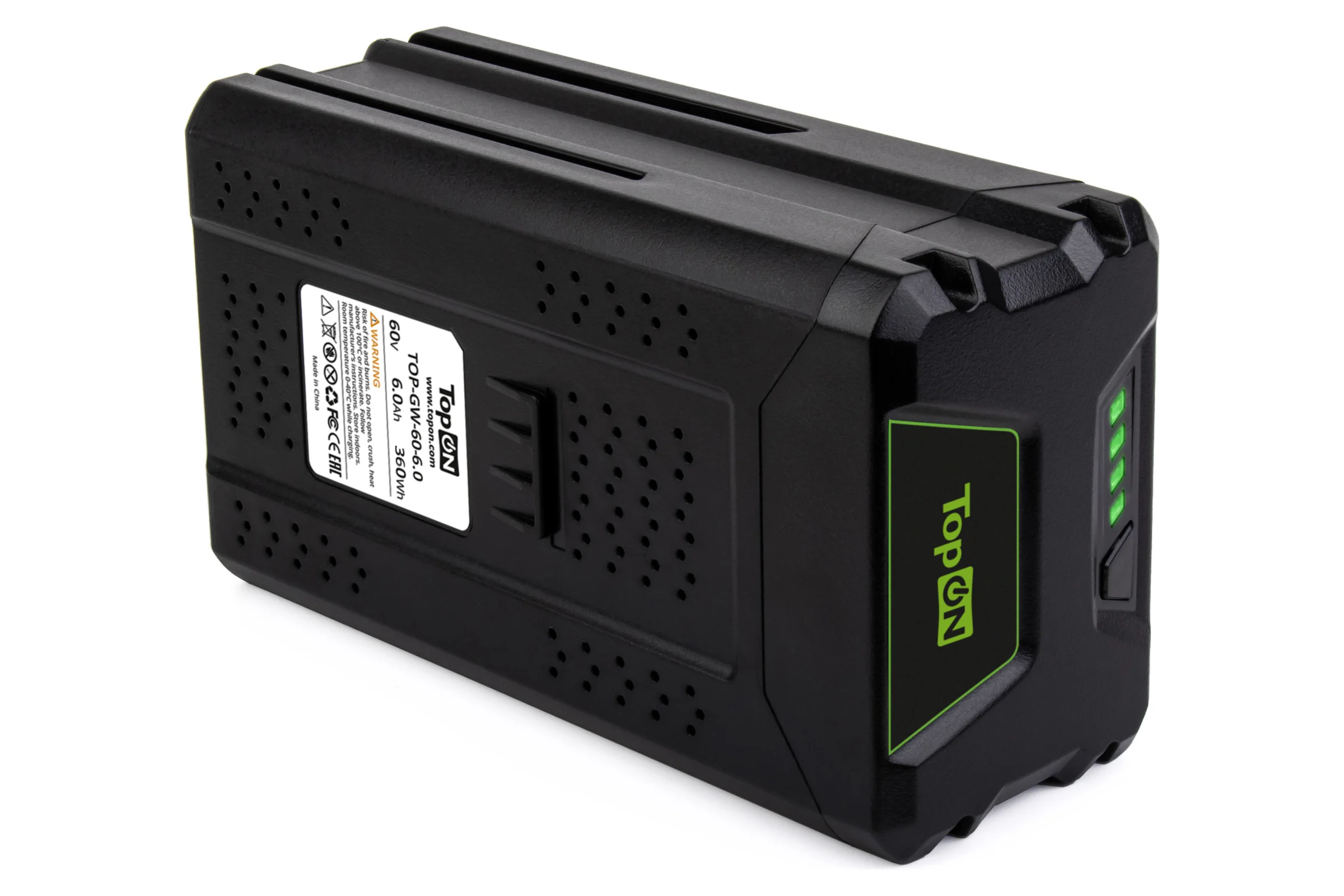 Аккумулятор для Greenworks 60V TopOn 6Ah (Li-ion) PN: G60B6 TOP-GW-60-6.0