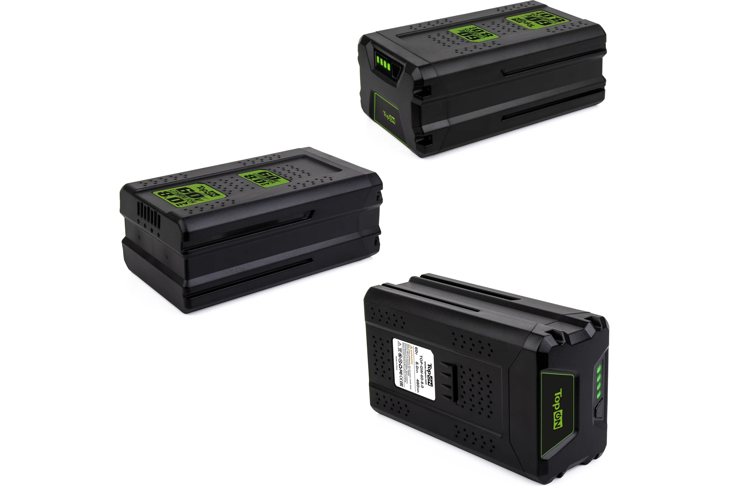 Аккумулятор для Greenworks TopOn 60V 8Ah (Li-ion) PN: G60B8 TOP-GW-60-8.0