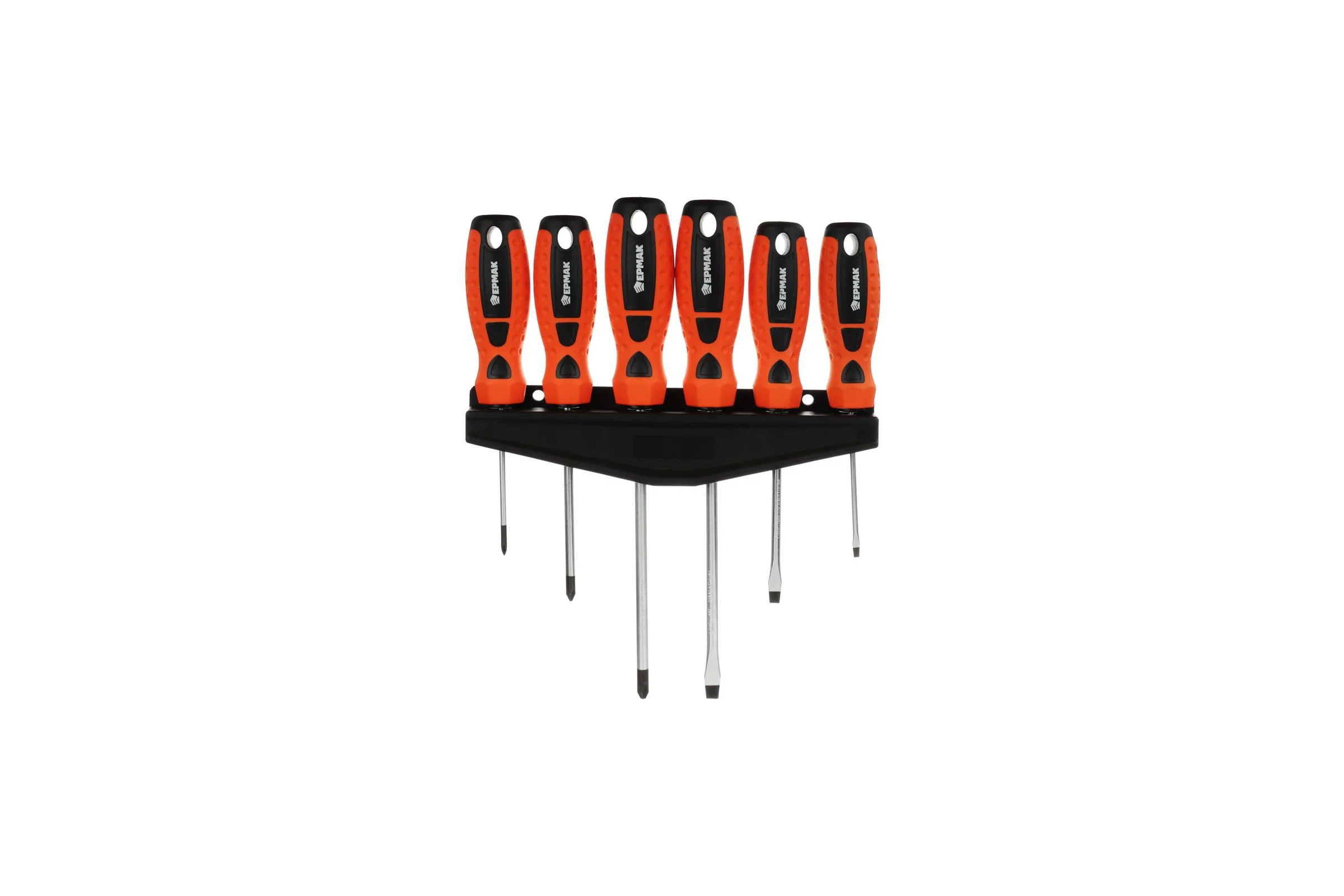 Набор 6 отверток ЕРМАК PH2x150, SL6x150, PH1x100, SL5x100, PH0x75, SL3x75 651-237
