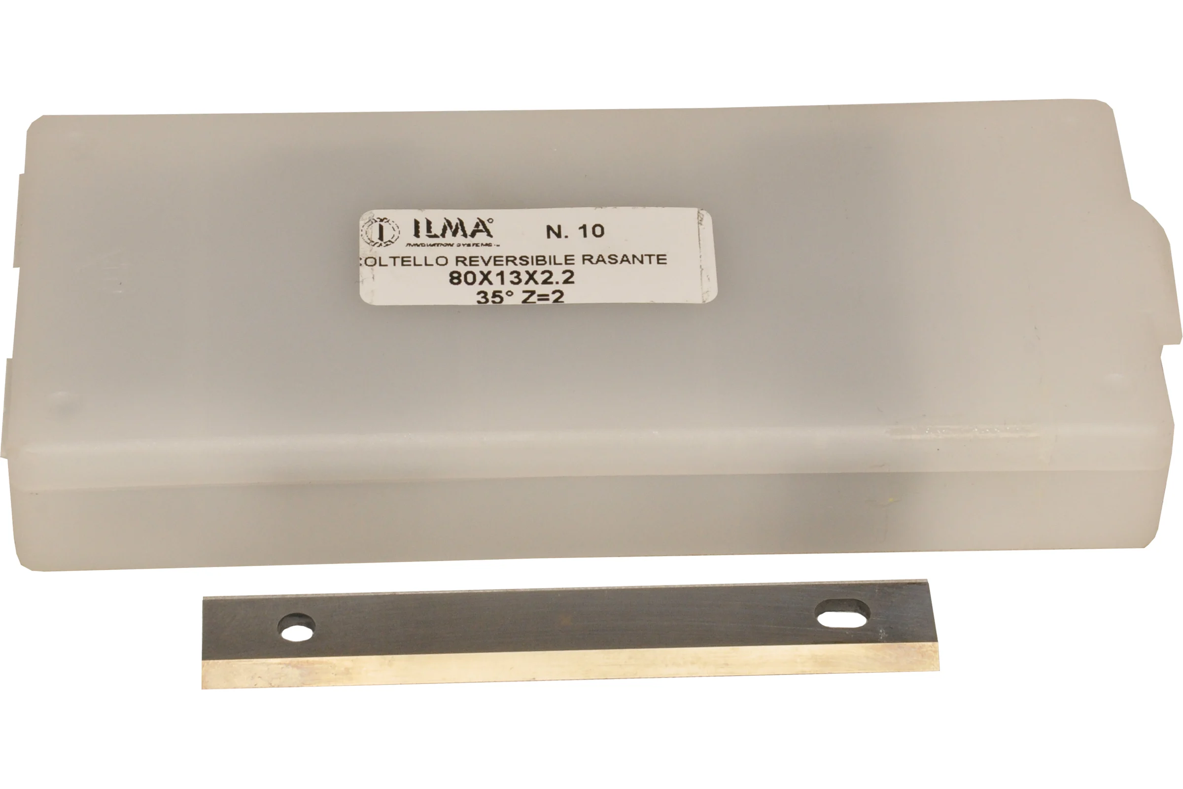 Нож сменный твердосплавный ILMA 80x13x2,2 стандарт HW 35º Z=2 01.80.801322