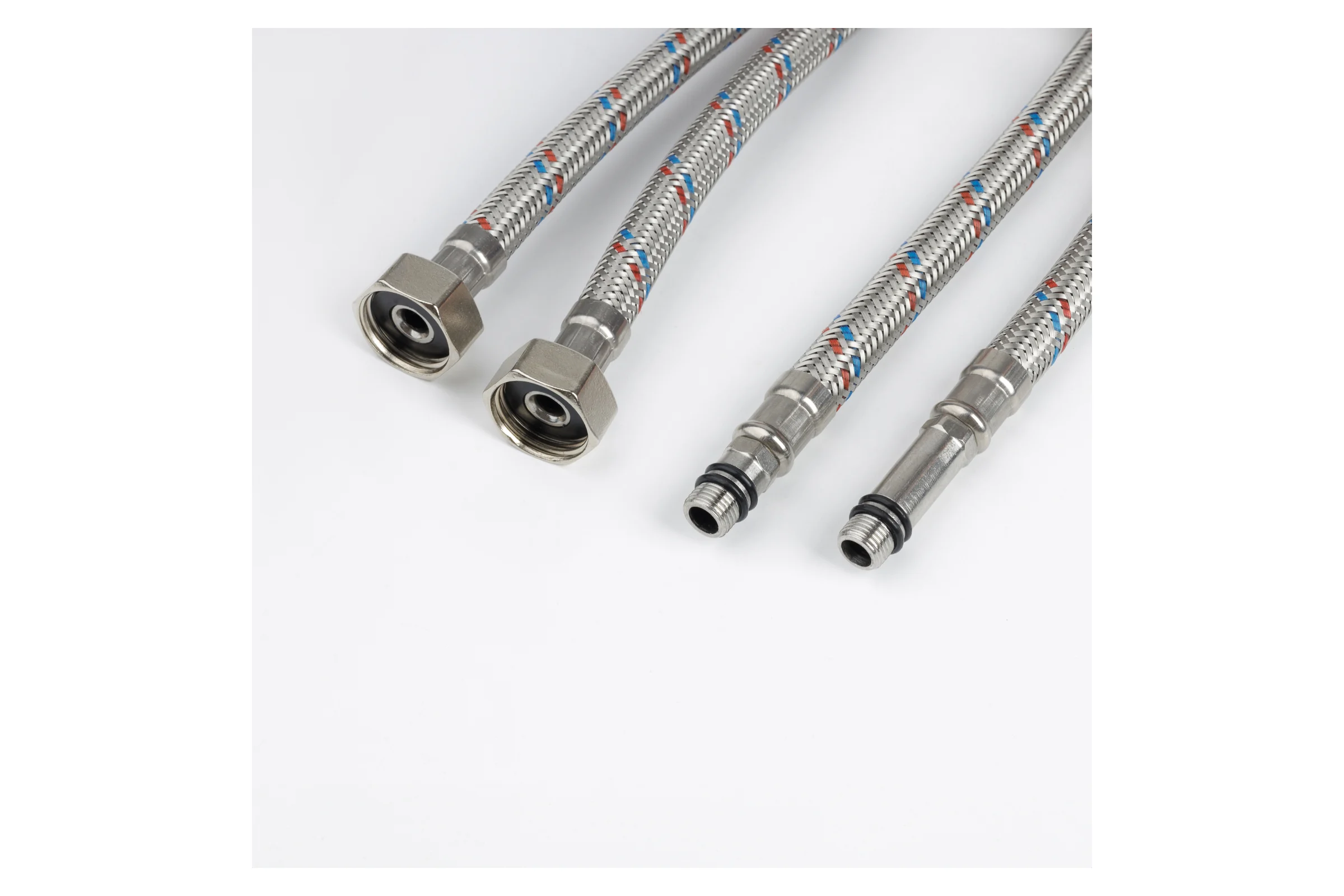 Гибкая подводка IDDIS F1/2xM10S, F1/2xM10L, SS304, латунь, 0,5 м, комплект 2 шт 926CBS05ZP