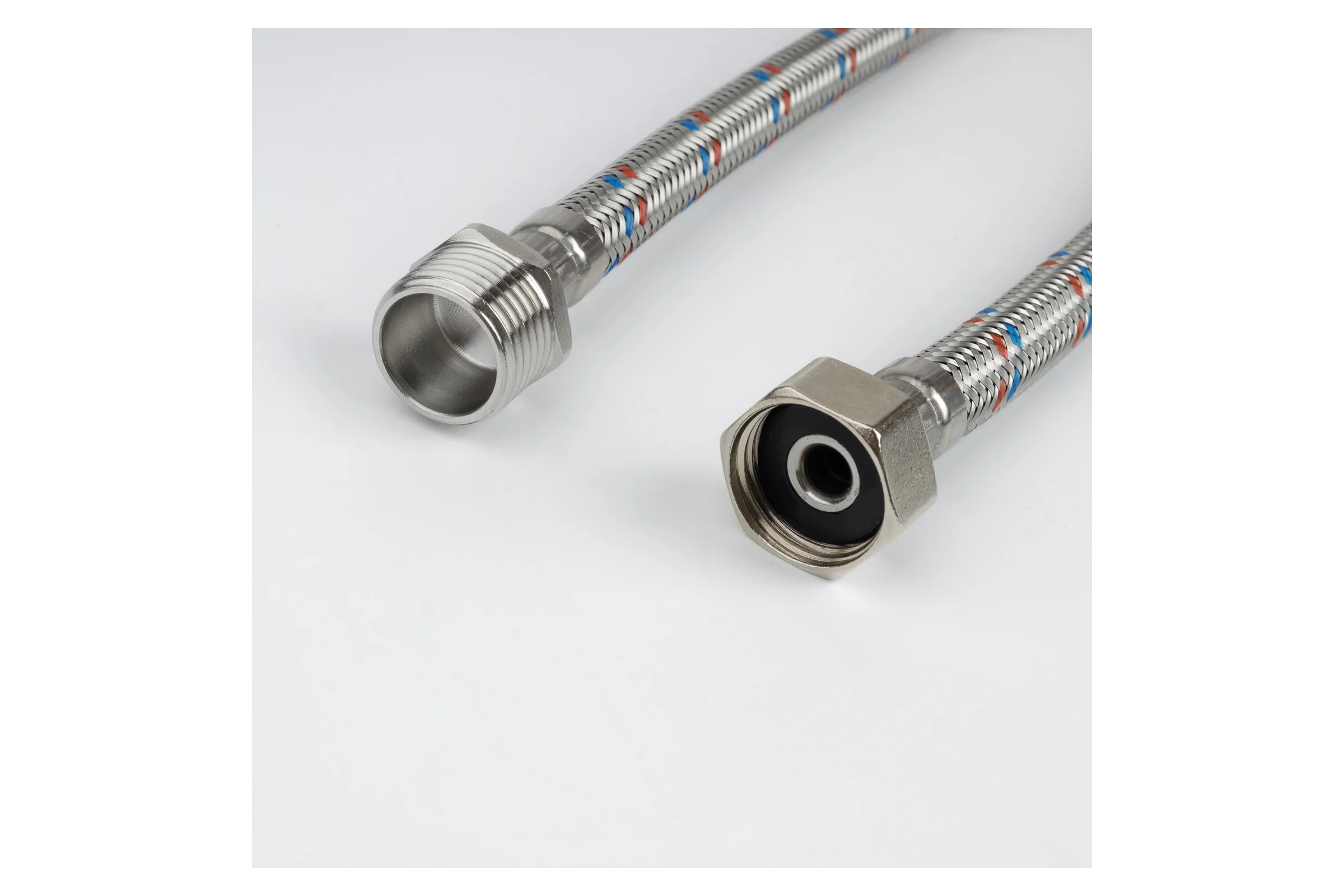 Гибкая подводка IDDIS F1/2xM1/2, SS304, латунь, 0,8 м, 926BBS08ZP