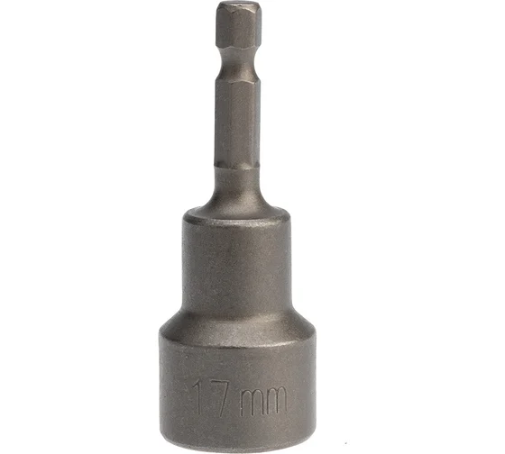 Ключ-насадка REXANT 17х65 мм, 1/4" магнитная уп 5 шт 92-0405
