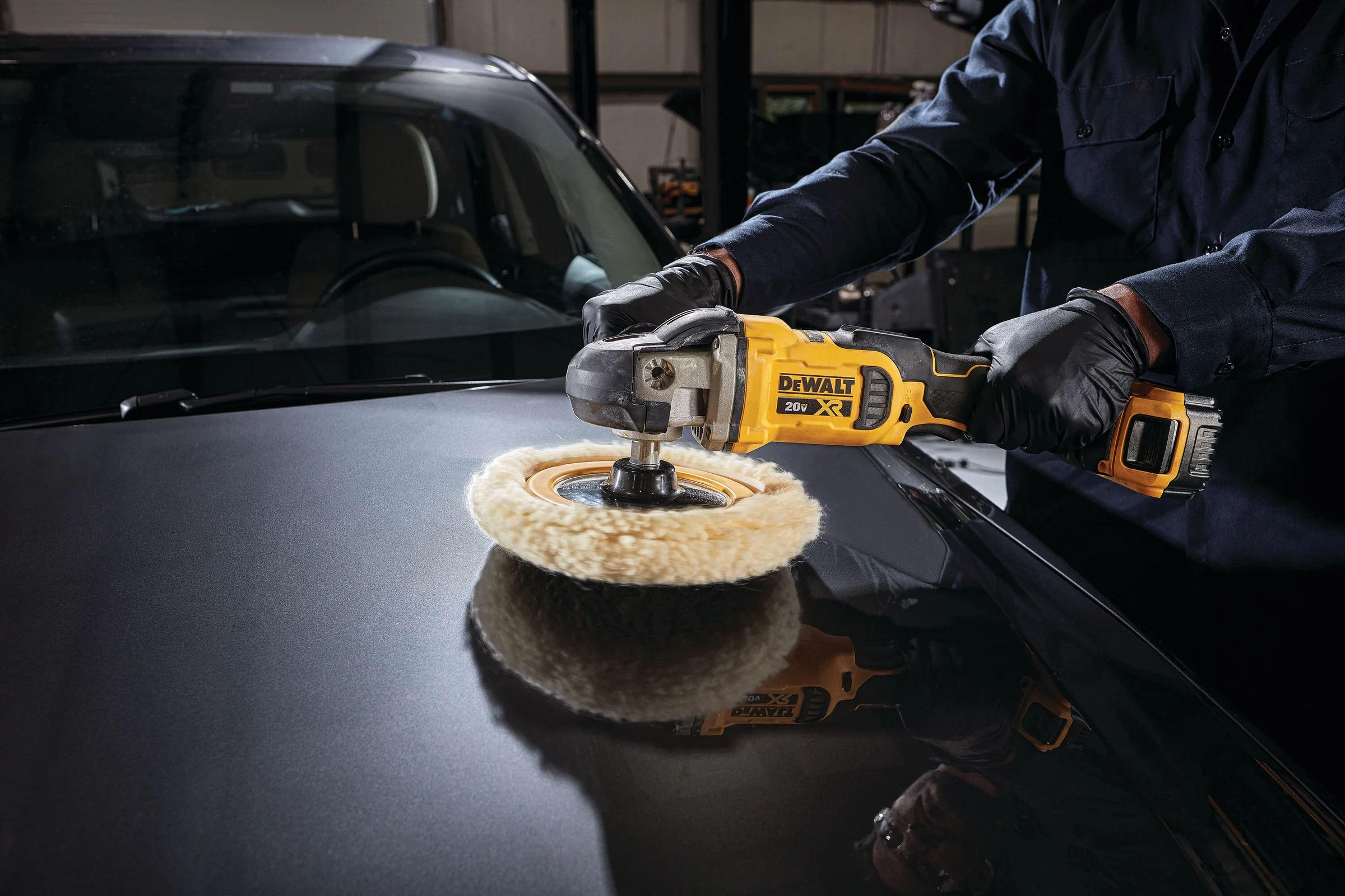 Аккумуляторная полировальная машина Dewalt DCM849N, 18 В, 2200 об/мин, без АКБ и ЗУ DCM849N-XJ