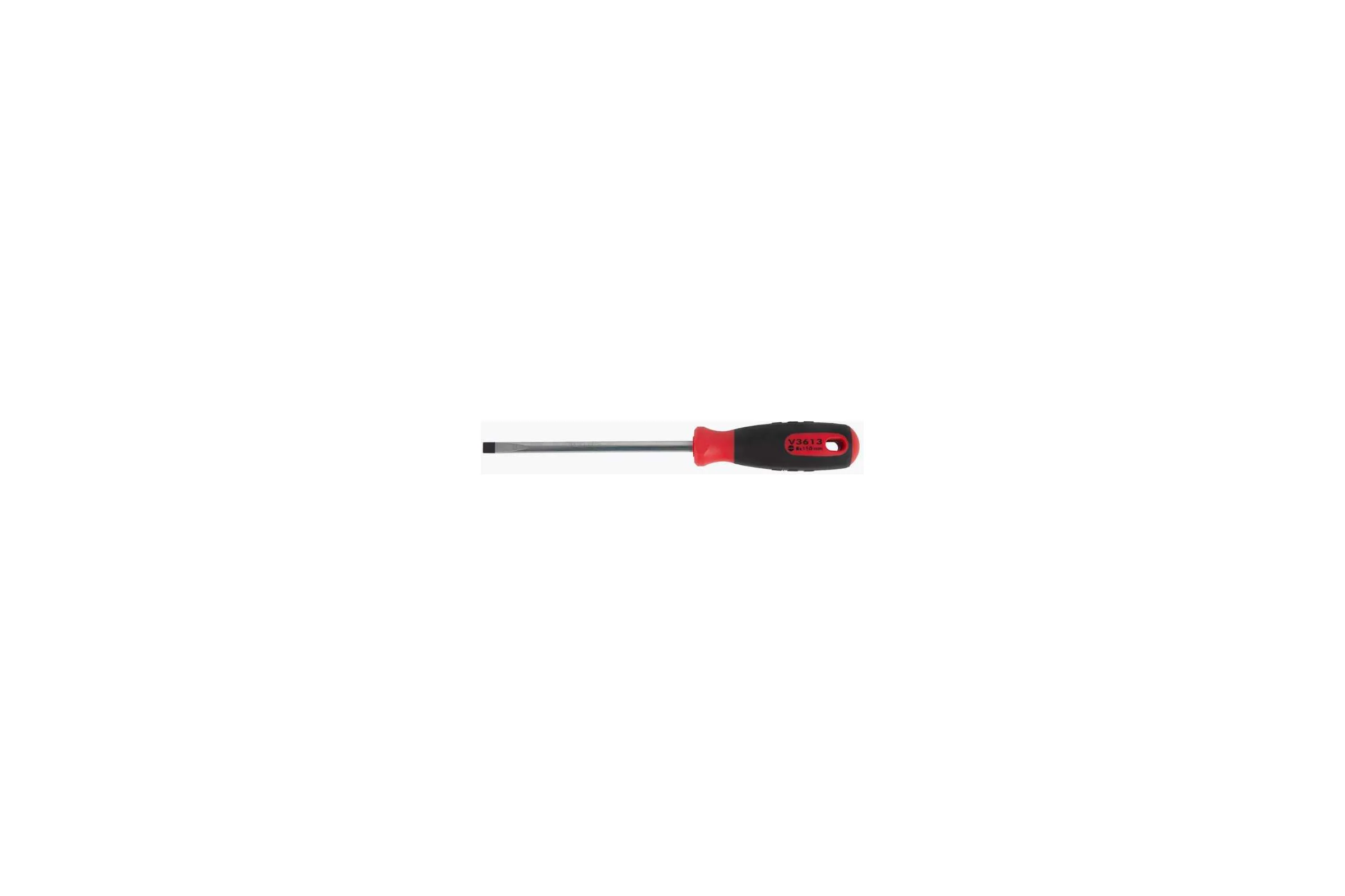 Отвертка шлицевая HAZET VIGOR SL 1.6x8, длина 150 мм V3613