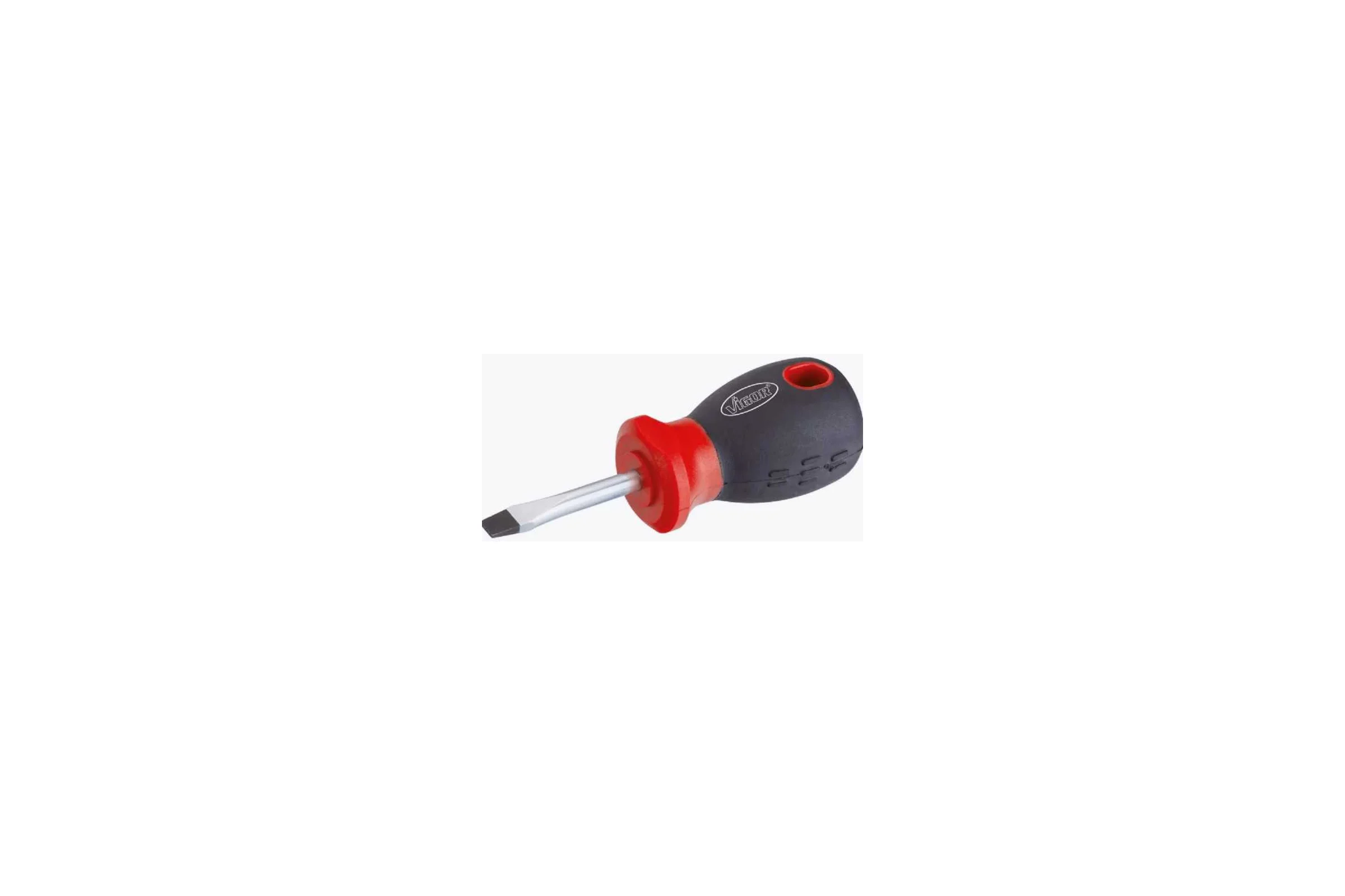 Отвертка шлицевая короткая HAZET VIGOR SL 1x5.5, длина 97 мм V1208