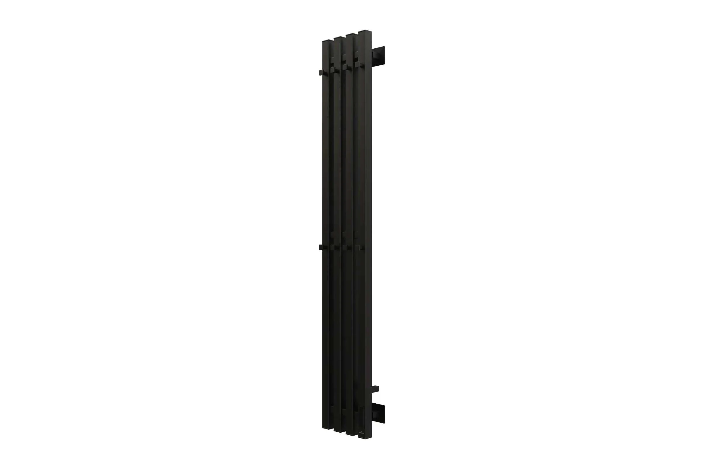 Полотенцесушитель электрический GROTA Corsa K 180x1200, черный Corsa K 180х1200 N RAL9005 EL