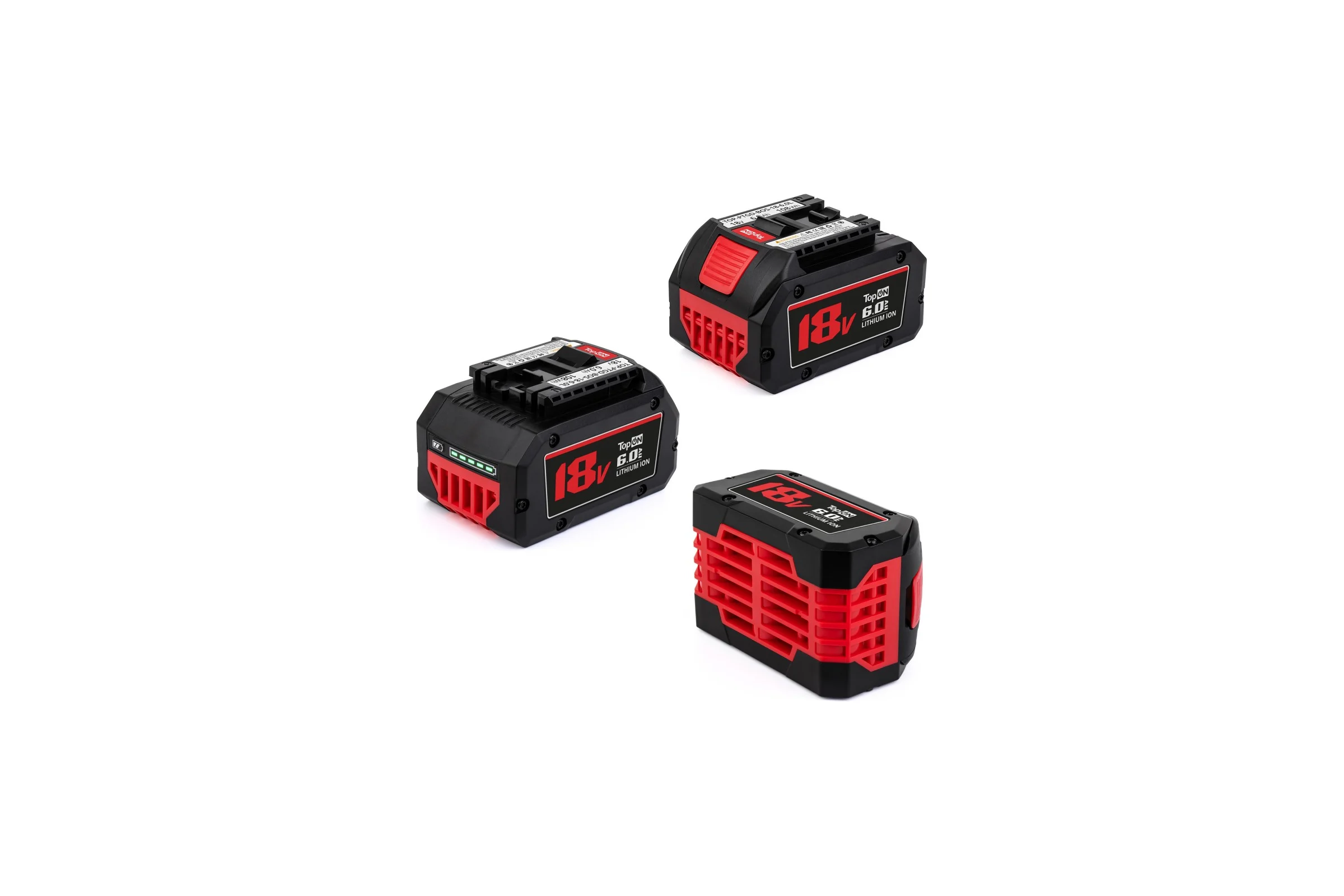 Аккумулятор TopON для Bosch 18V 6.0Ah (Li-ion) PN: 2607336171 TOP-PTGD-BOS-18-6.0