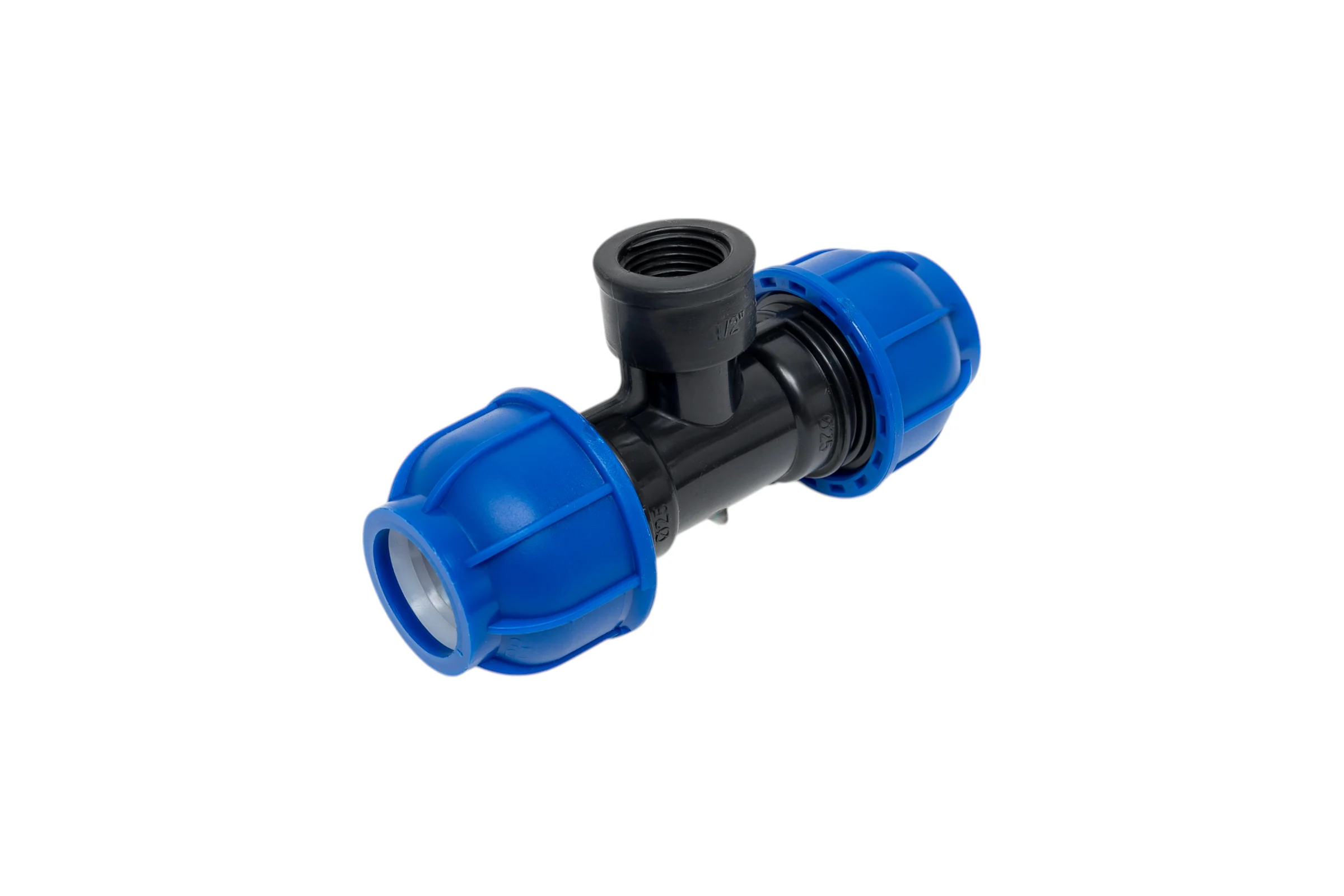 Компрессионный тройник переходной Millennium ПНД 25-1/2" с внутренней резьбой PFTF2512