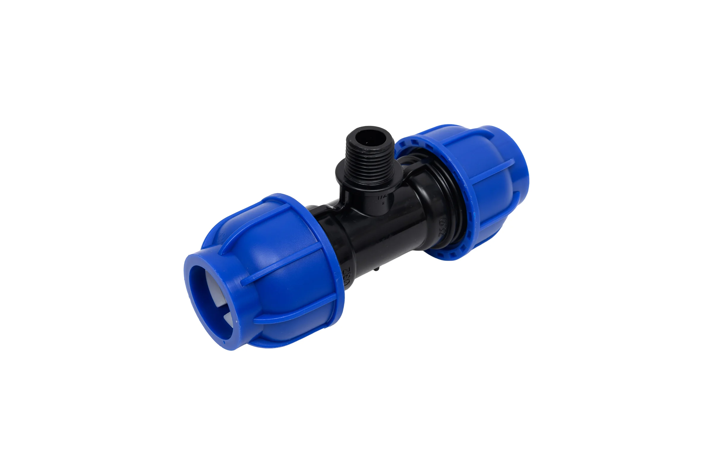 Компрессионный тройник переходной Millennium ПНД 32- 1/2" с наружной резьбой PFTM3212