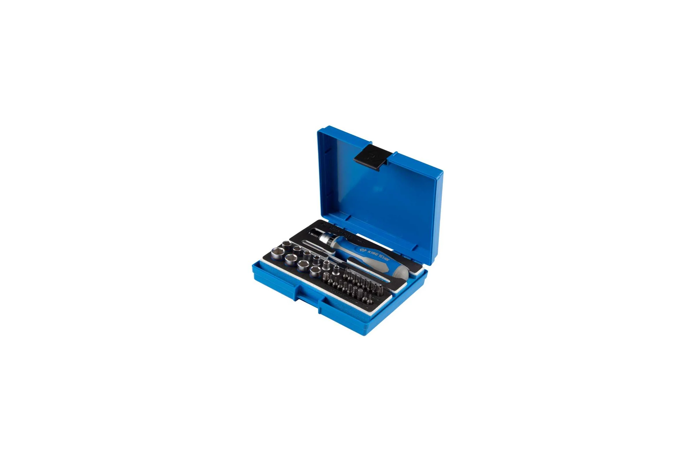Набор вставок (бит) KING TONY 1/4, PH, PZ, Hex, Torx, Slotted, 39 предметов 2539MRV04