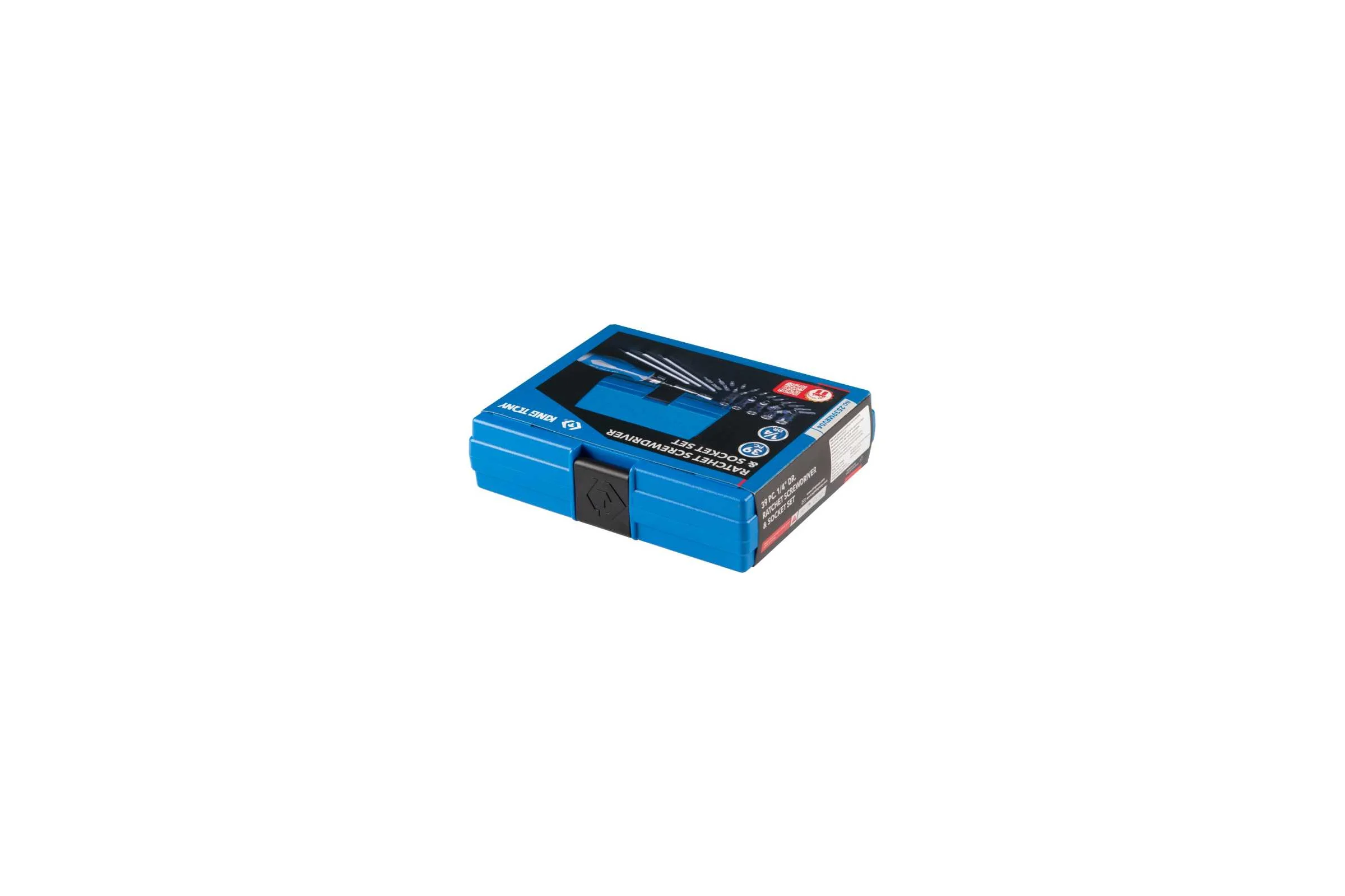 Набор вставок (бит) KING TONY 1/4, PH, PZ, Hex, Torx, Slotted, 39 предметов 2539MRV04