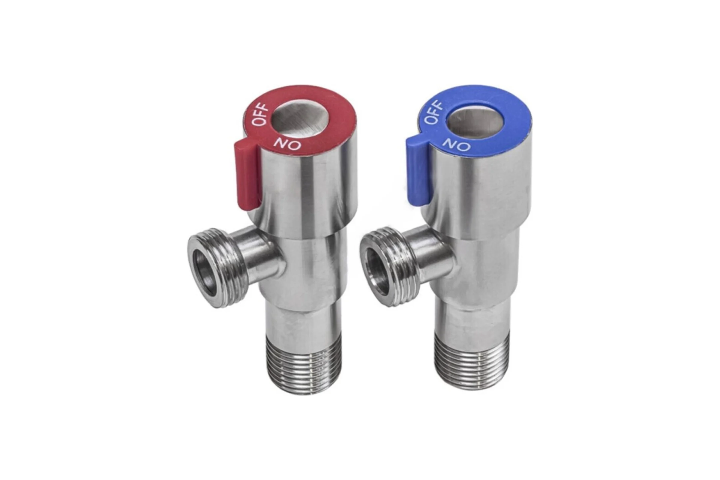 Комплект кранов угловых SANTECHSYSTEMS нерж. быт. G1/2" Ру10 р/р б/отр 109-1551