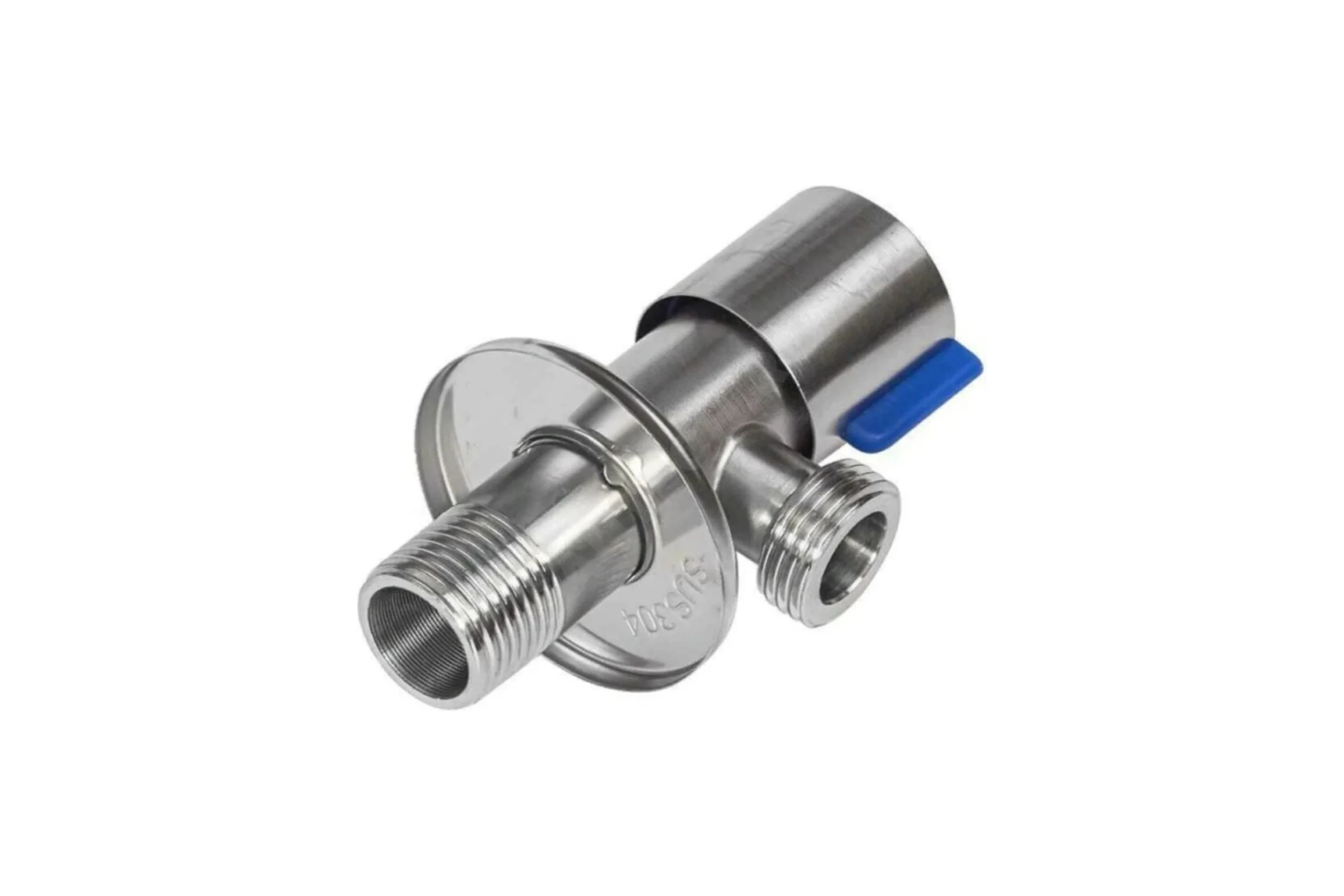 Кран угловой SANTECHSYSTEMS нерж. быт. G1/2"х3/4" Ру10 р/р кран-букса 109-1550