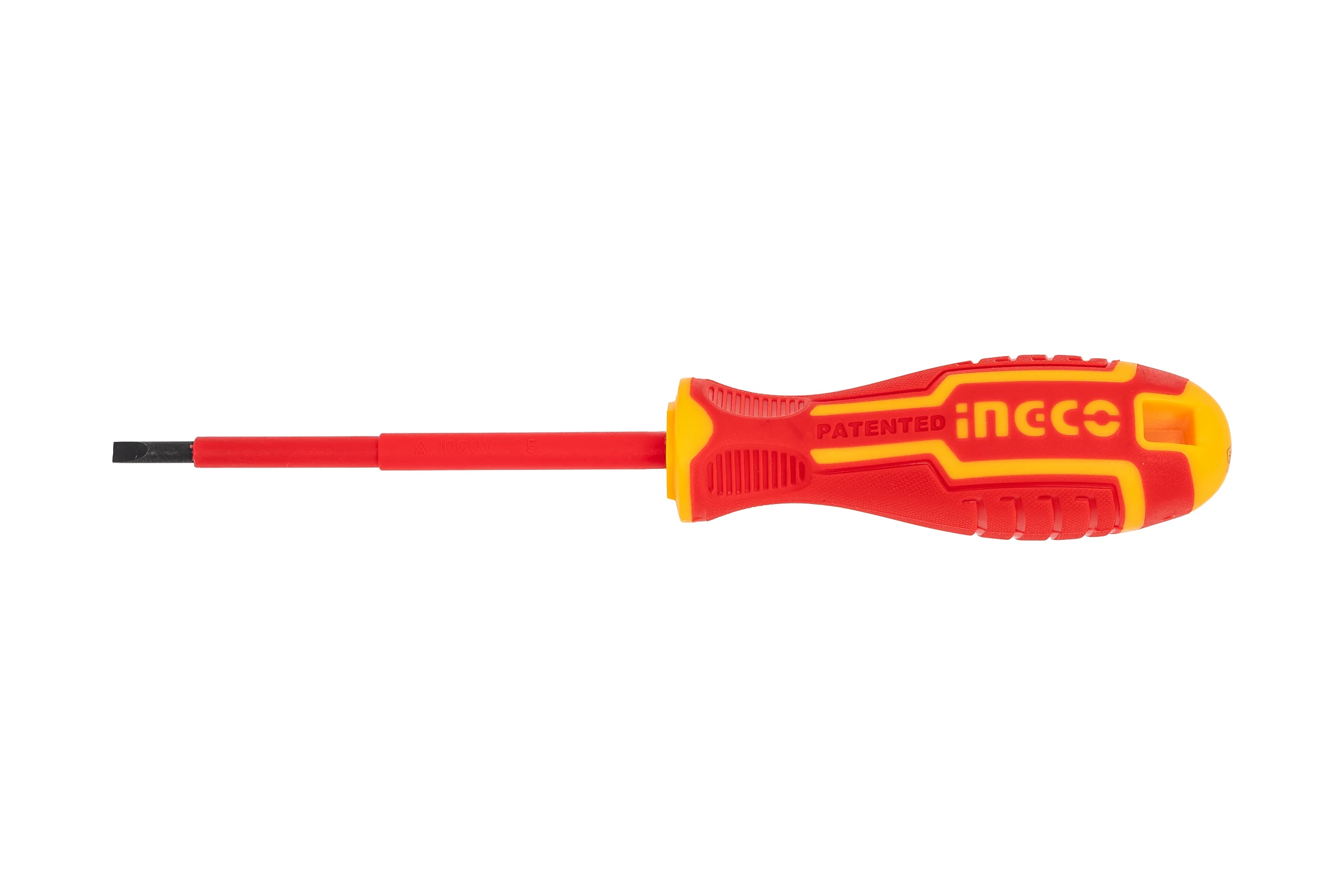 Диэлектрическая плоская отвертка INGCO SL4x100 мм HISD814100