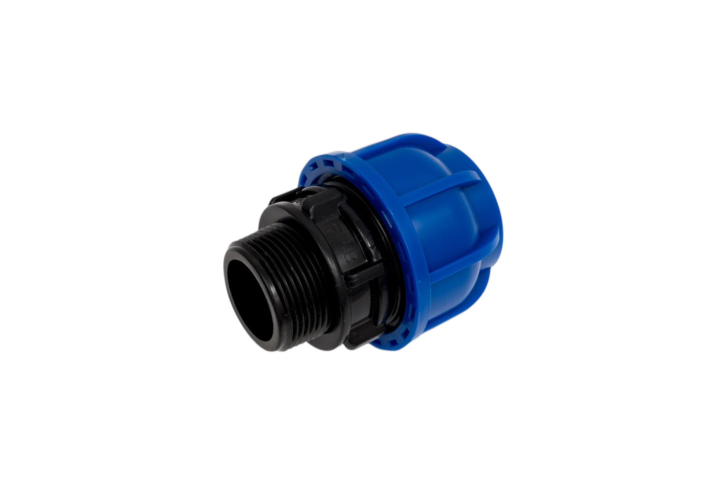 Муфта компрессионная для ПНД труб Millennium 40-1 1/4 с наружной резьбой PFMM4032