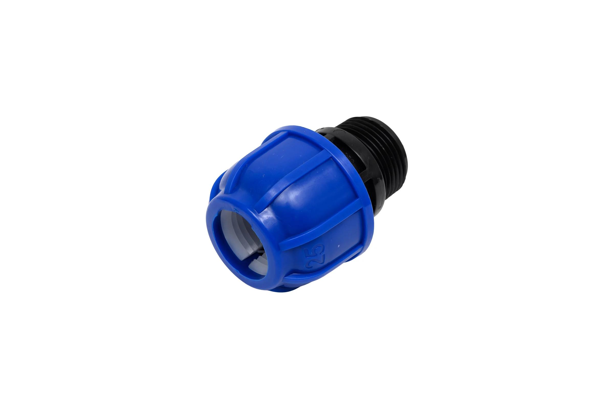 Муфта компрессионная для ПНД труб Millennium 25-1" с наружной резьбой PFMM2510