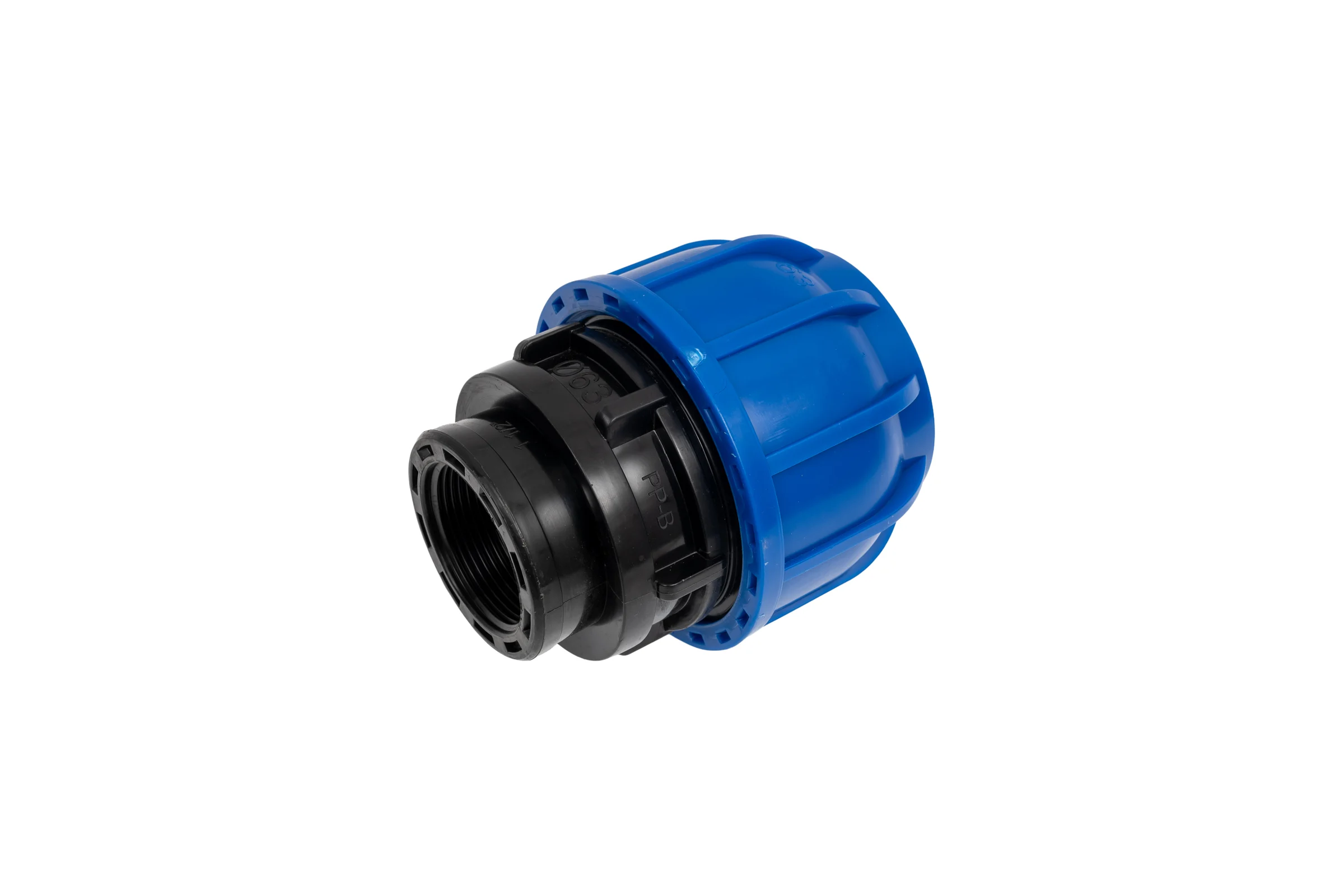 Муфта компрессионная для ПНД труб Millennium 63-1 1/2 с внутренней резьбой PFMF6340