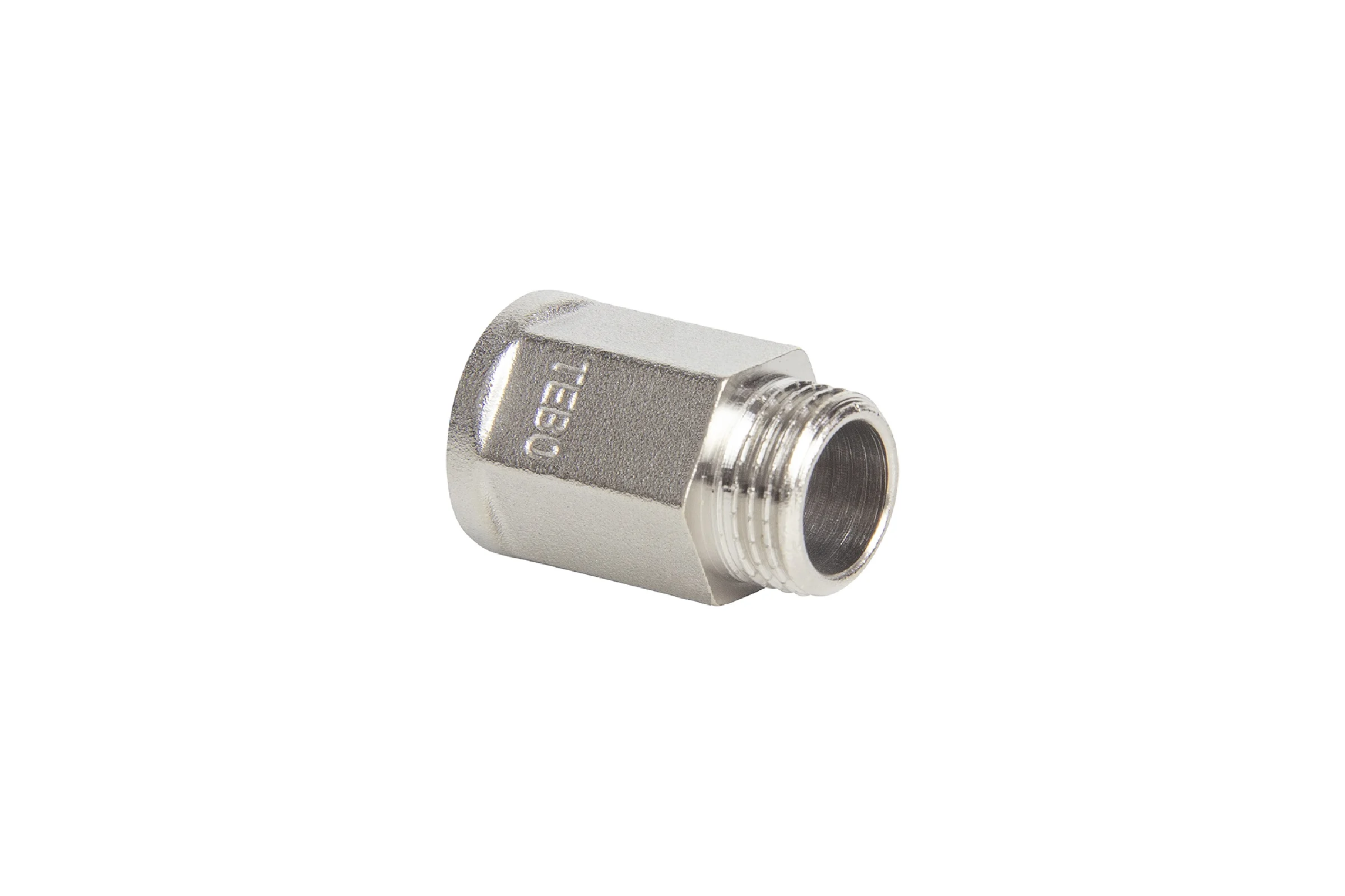 Удлинитель шестигранный TEBO ВН/НАР 1/2"x25мм латунь T-ЛР.У.2.12-25.CN