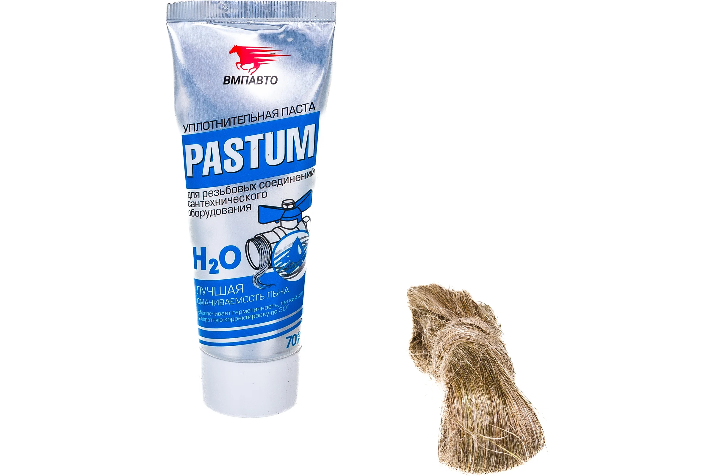 Комплект ВМПАВТО со льном: Pastum H2O 70г туба, лен 15г 8109