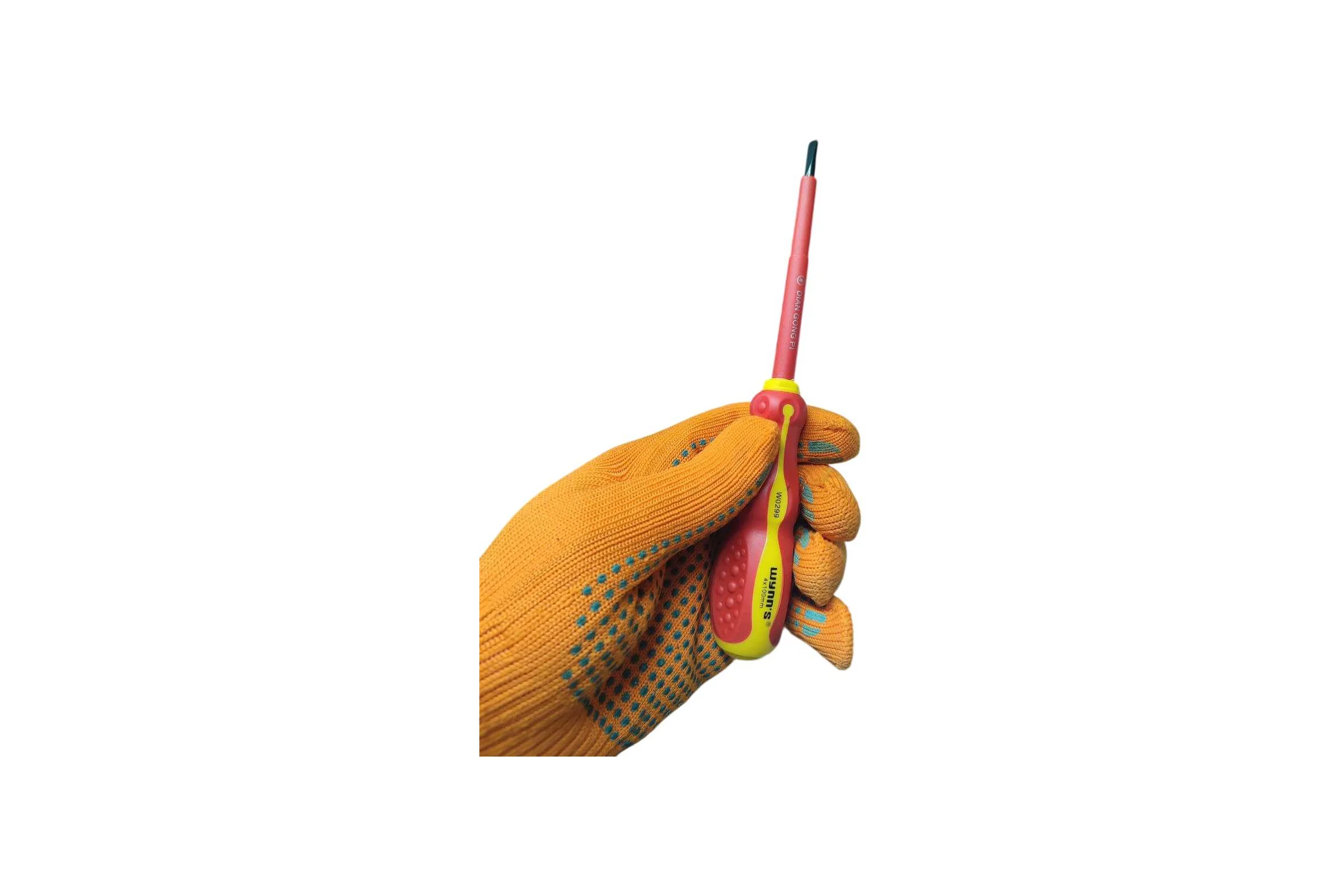 Отвертка шлицевая диэлектрическая WYNNS 4_100 W0299G/ Tools 00000019861
