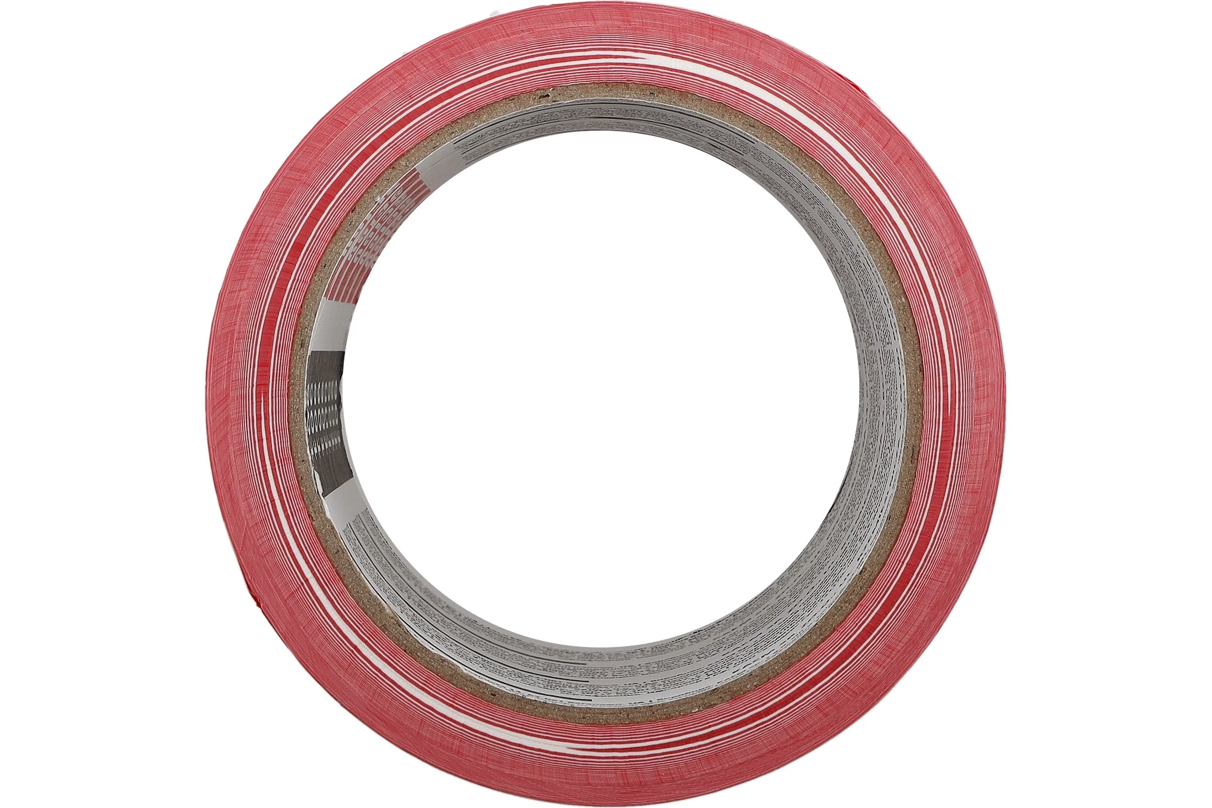 Сигнально - ограждающая лента SCLEY 80мм x 100 м, двухсторонняя, красно-белая 0370-010008