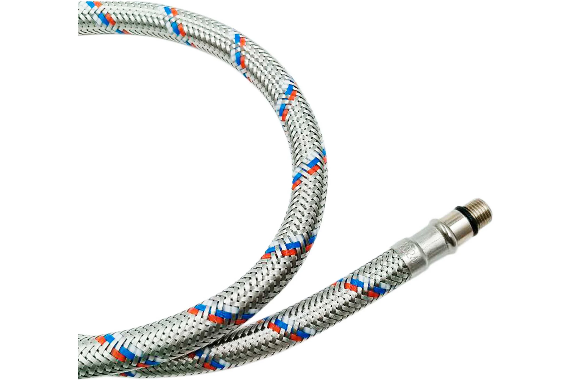 Гибкая подводка для смесителя РОСТерм М10х15, 1/2", 80см 80FLX12INTМ10х15