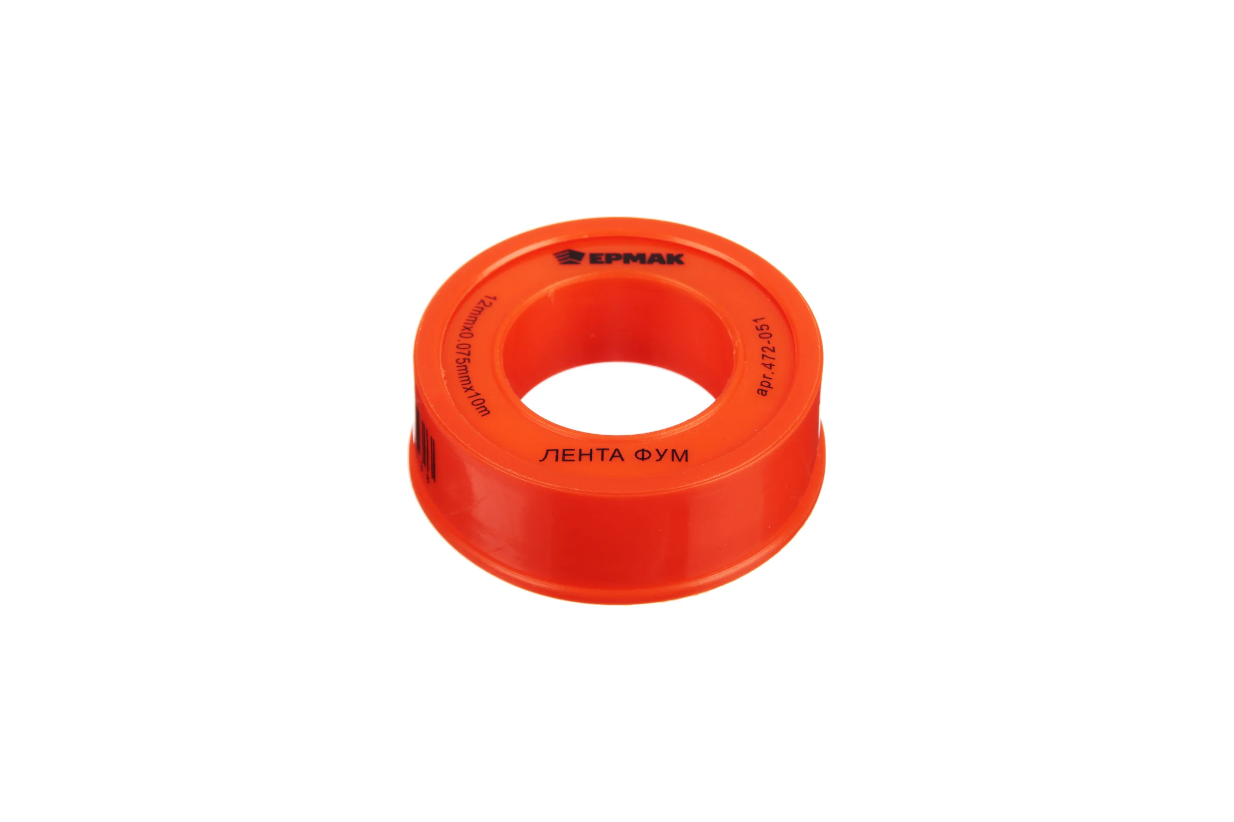 ФУМ лента ЕРМАК 1/2"/12мм х 0,075мм х 10м 472-051