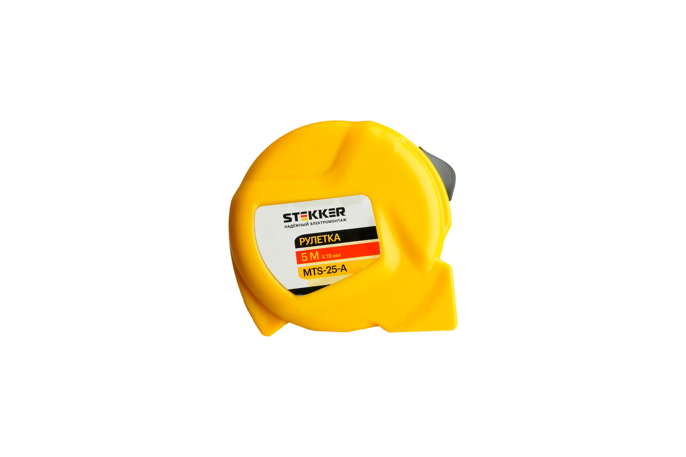 Рулетка STEKKER MTS-25-А 5 м х 19 мм, II класс точности, 50206