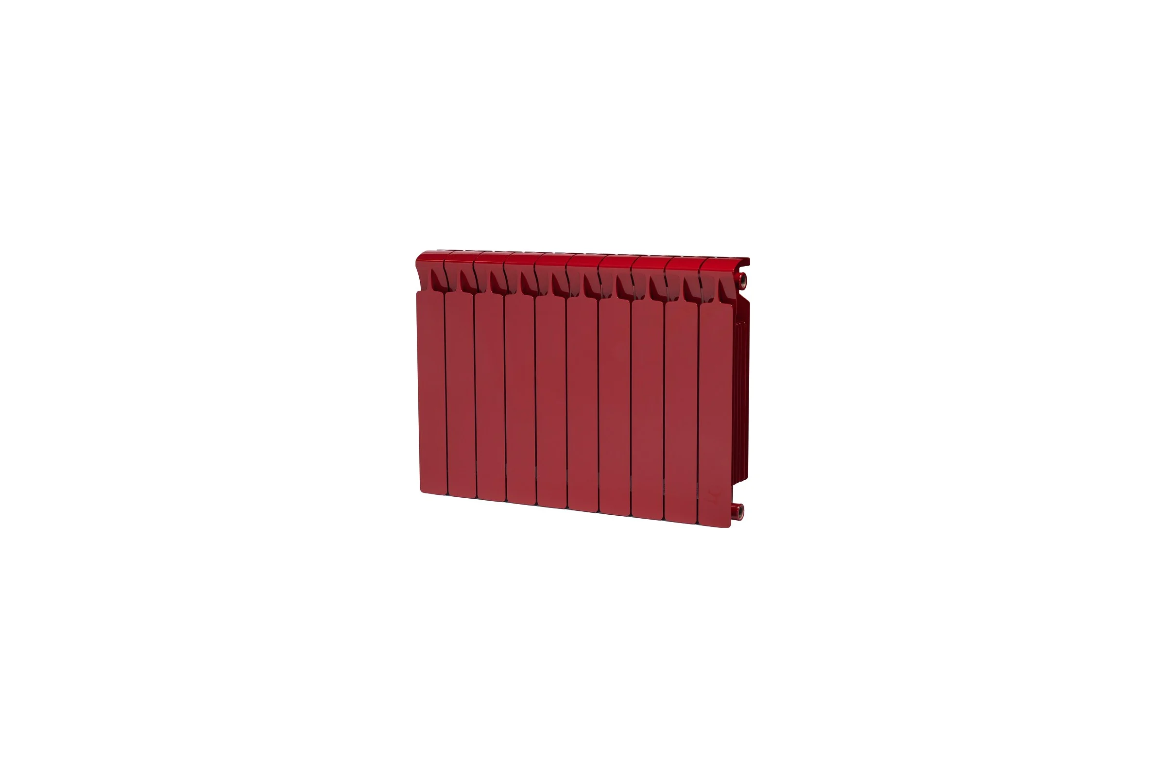 Биметаллический радиатор RIFAR MONOLIT 500 Бордо 10 секц. бок. R-MN-500-10-BO