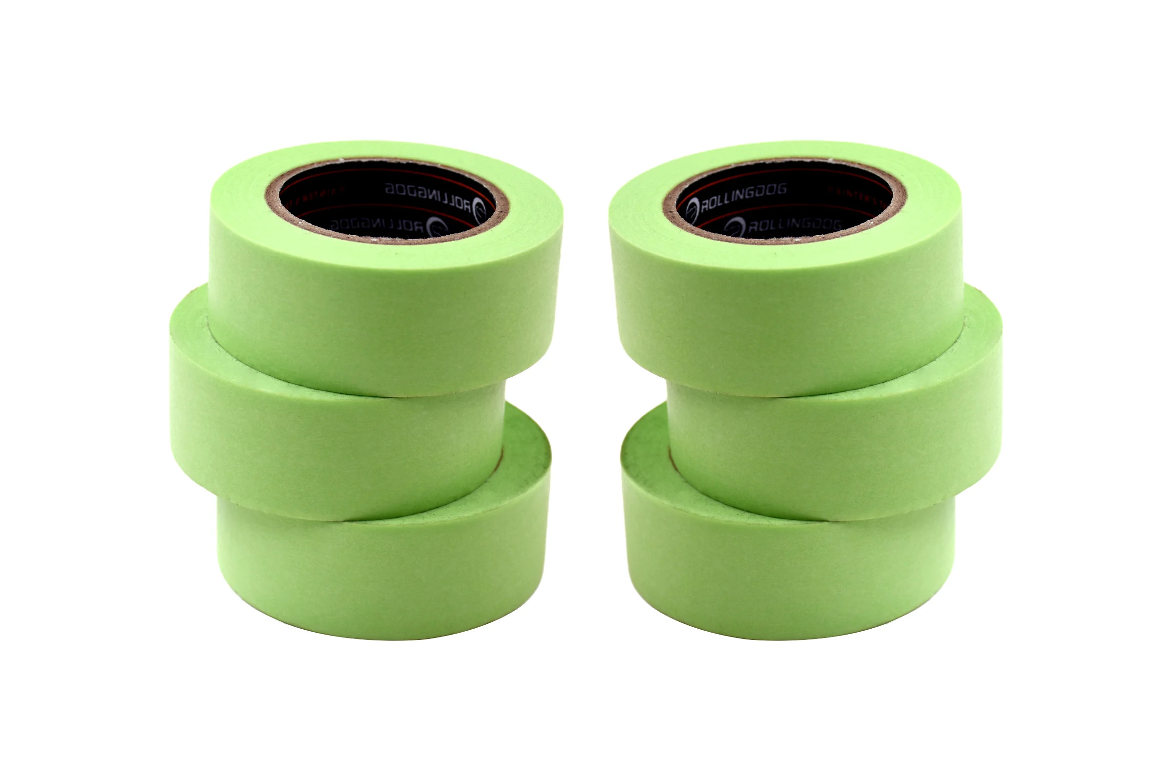 Малярная лента ROLLINGDOG Low Tack Washi Tape 24 мм х 18 м, 6 шт., для деликатных поверхностей 81389