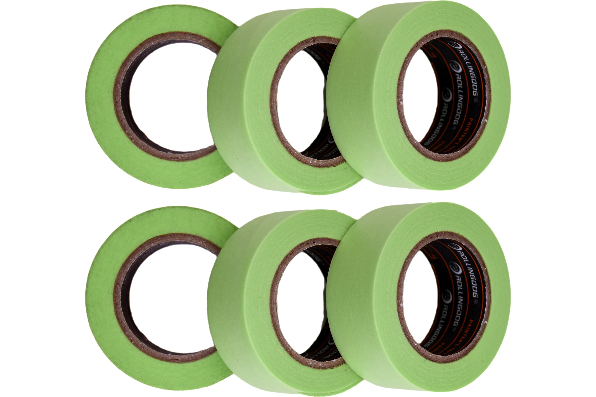Малярная лента ROLLINGDOG Low Tack Washi Tape 24 мм х 18 м, 6 шт., для деликатных поверхностей 81389