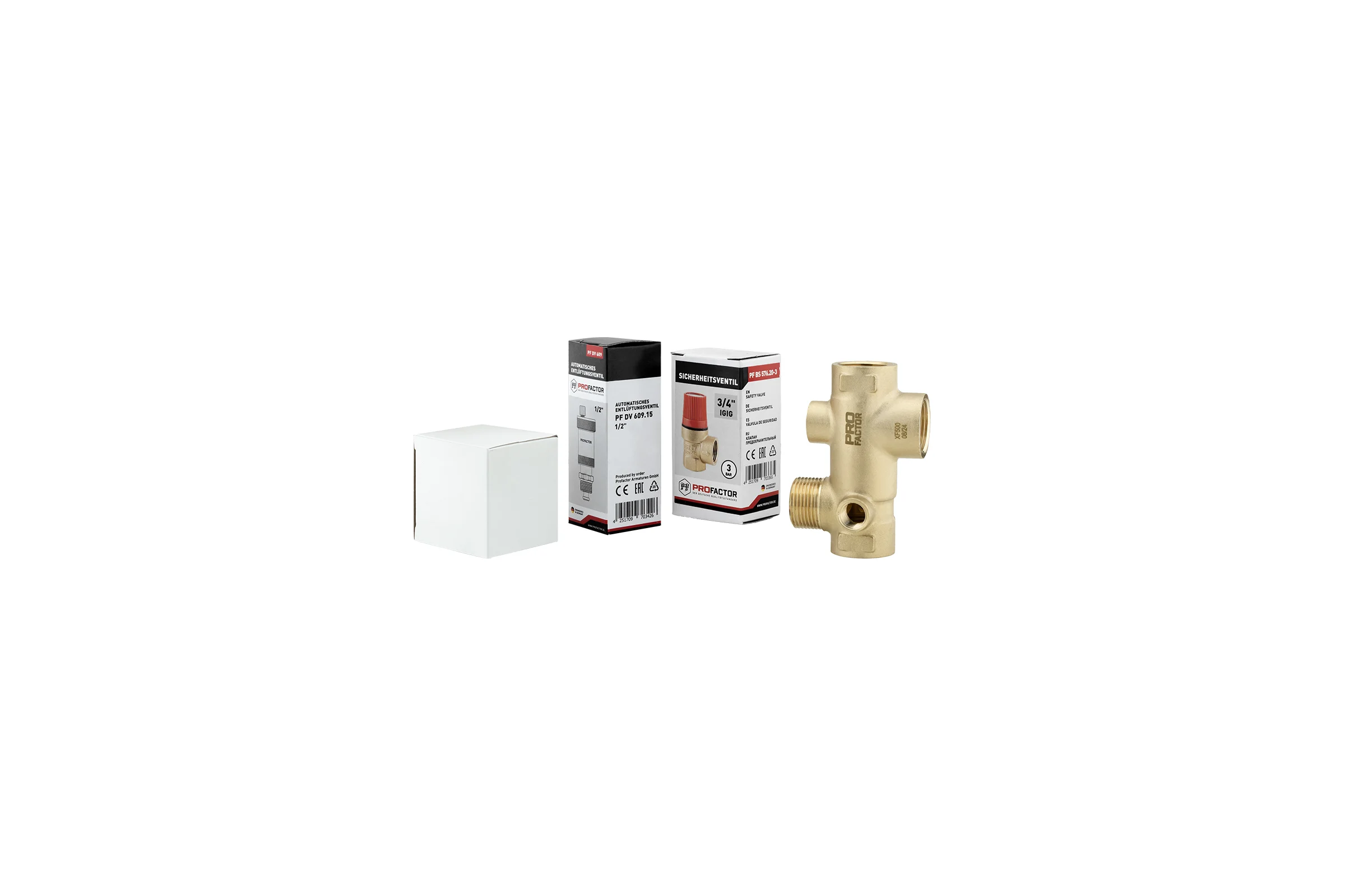 Группа безопасности котла PROFACTOR проходная 3/4 PF BS 607