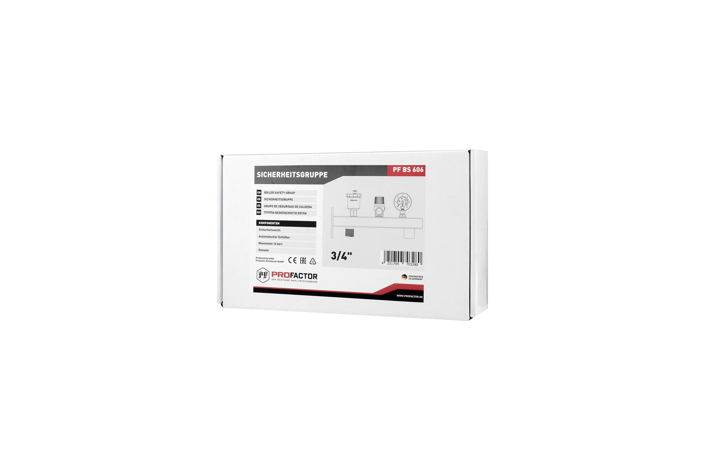 Группа безопасности расширительного бака PROFACTOR 3/4 PF BS 606