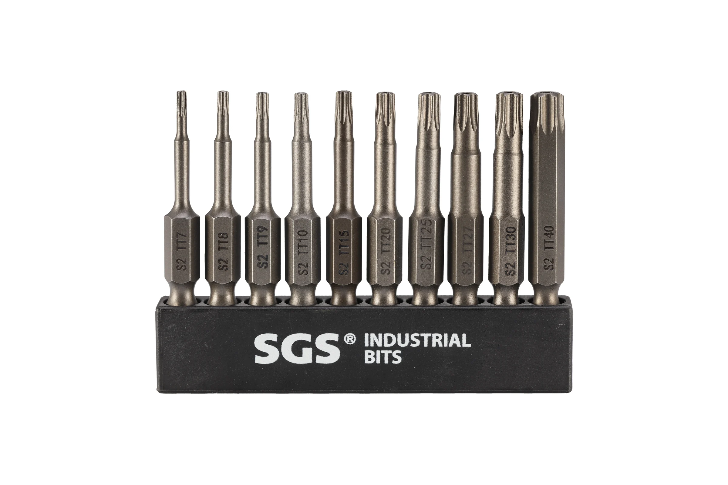 Набор бит SGS TORX с отверстием S2 50мм 10шт 6350-10TTC SGS6350-10TTC